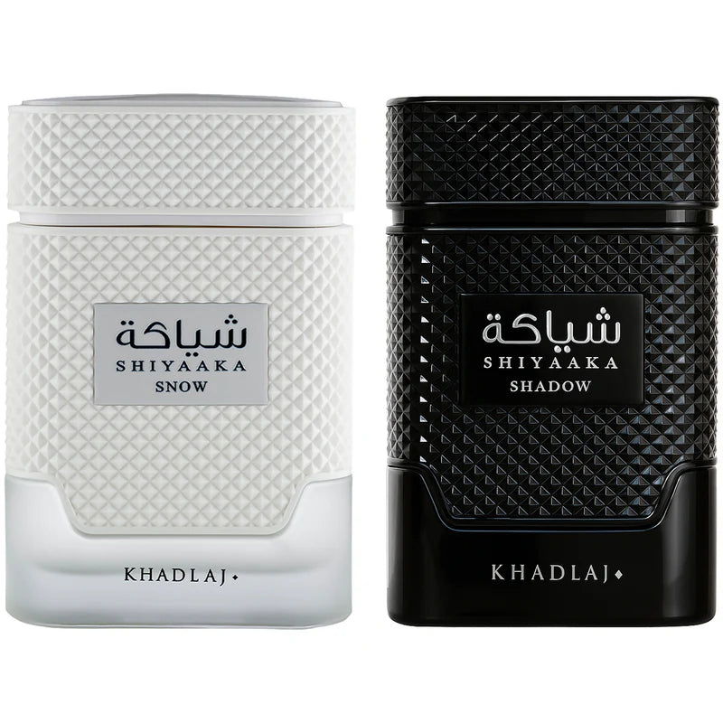 Khadlaj 2-Piece (Shiyaaka Snow & Shiyaaka Shadow) Fragrance Bundle for Everyone