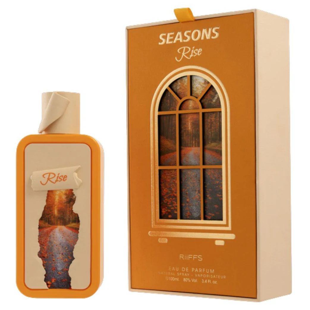 Riiffs Seasons Rise Eau de Parfum Spray for Unisex, 3.4 Ounce