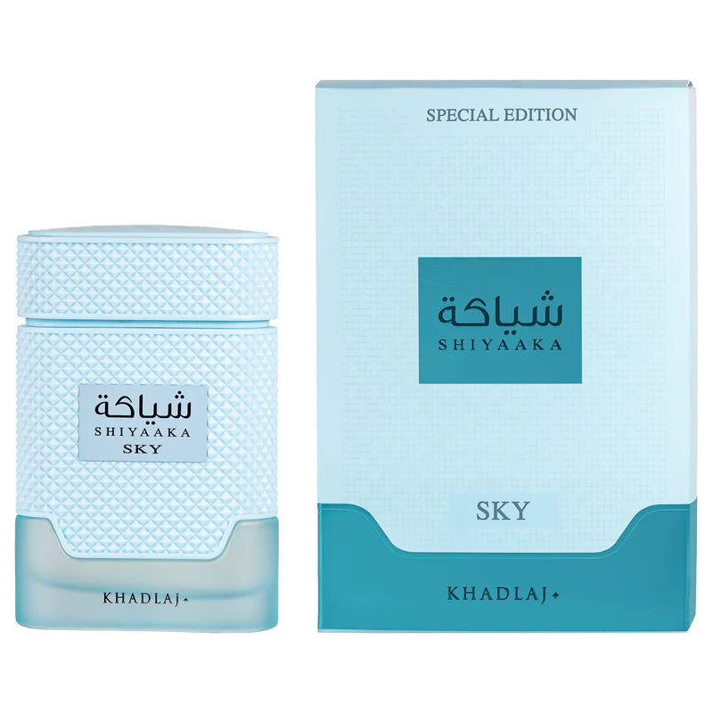 Khadlaj Shiyaaka Sky Eau de Parfum Spray for Unisex 3.4 Ounce