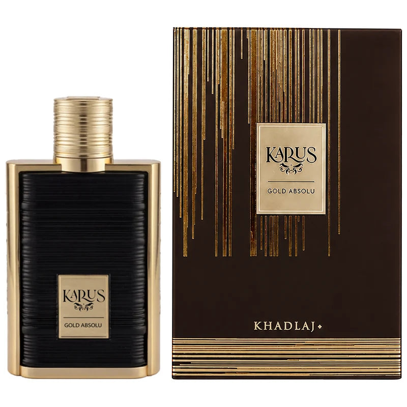 Khadlaj Karus Gold Absolu Eau de Parfum Spray for Unisex 3.4 Ounce