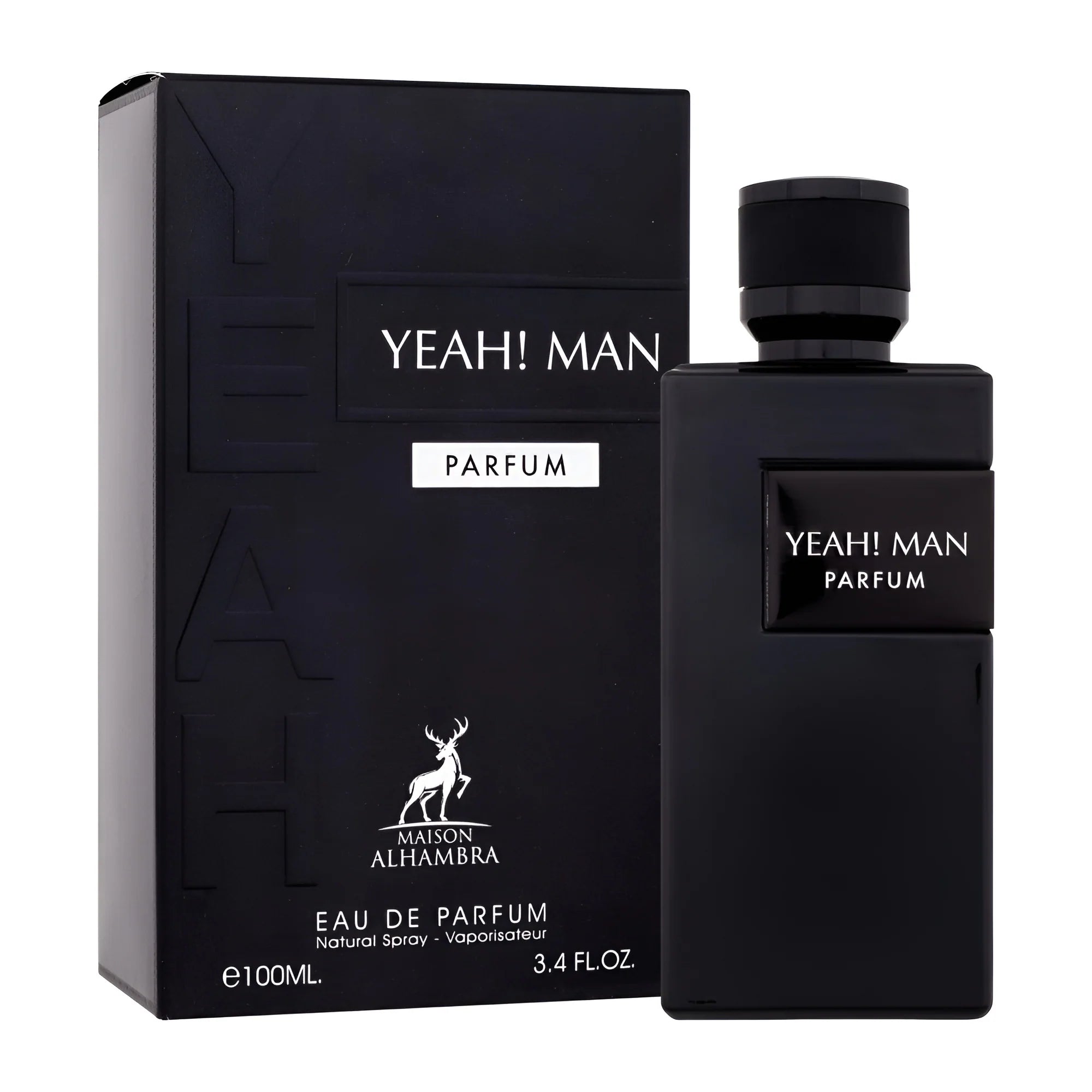 Maison Alhambra Yeah! Man Parfum for Men Eau de Parfum, 3.4 Ounce