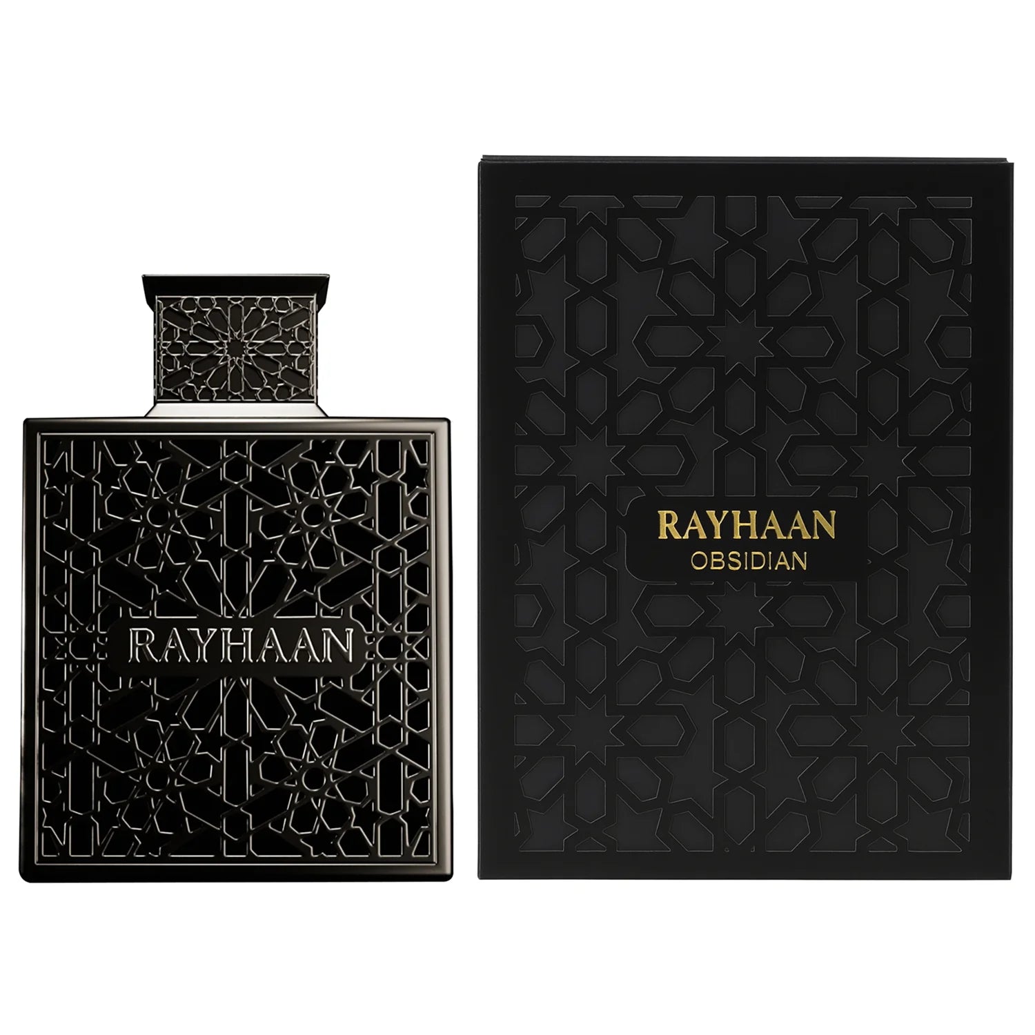 Rayhaan Obsidian Eau de Parfum for Men, 3.4 Ounce