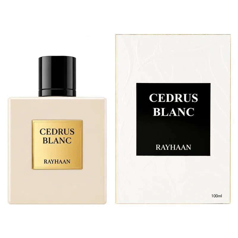 Rayhaan Cedrus Blanc Eau de Parfum Spray for Unisex 3.4 Ounce
