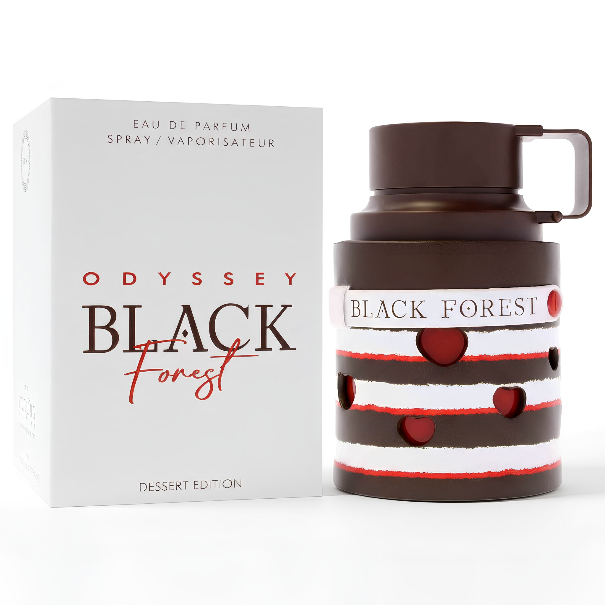 Armaf Odyssey Black Forest Dessert Edition Eau de Parfum Spray for Unisex 3.4 Ounce