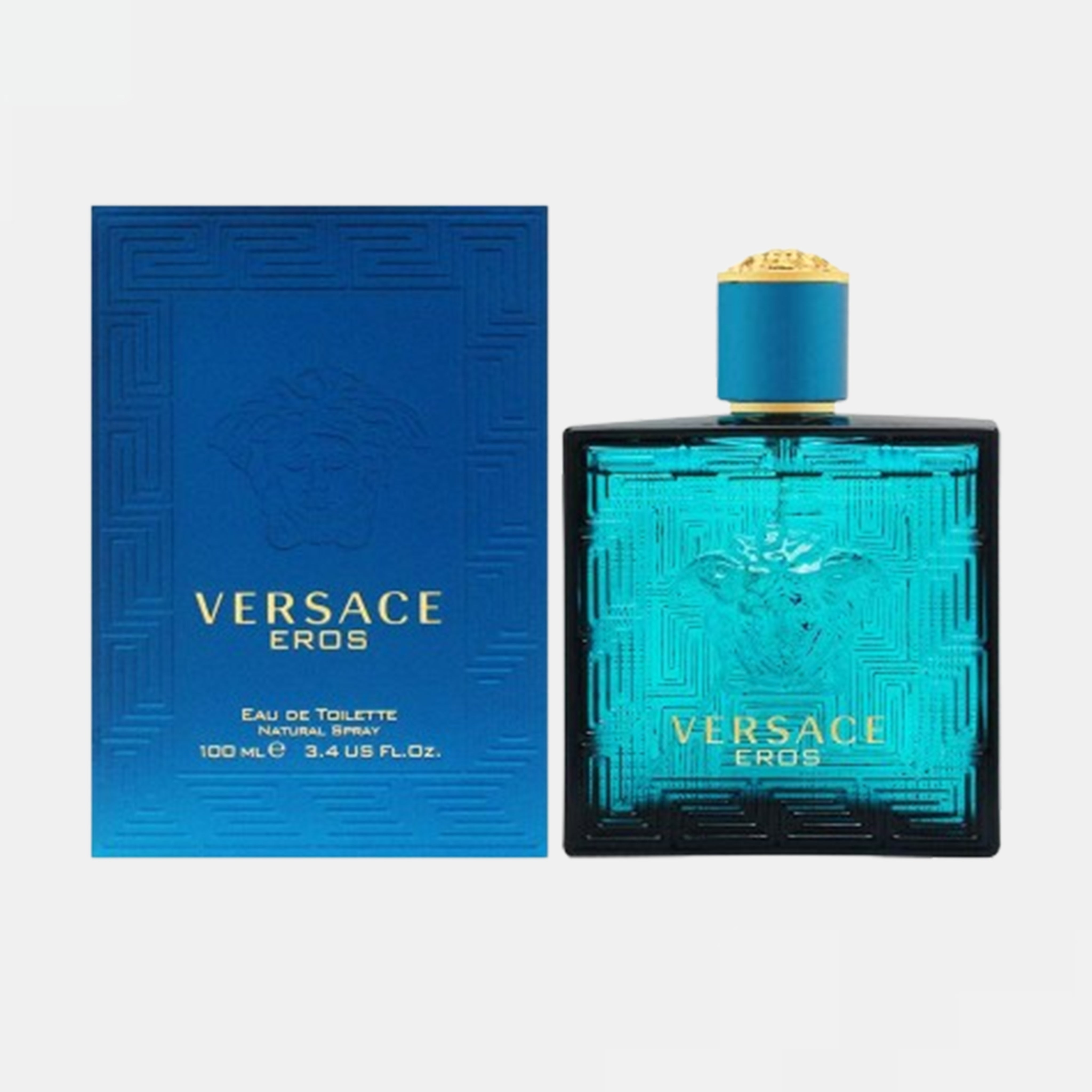 Versace Eros Eau De Toilette Spray for Men, 3.4 Ounce