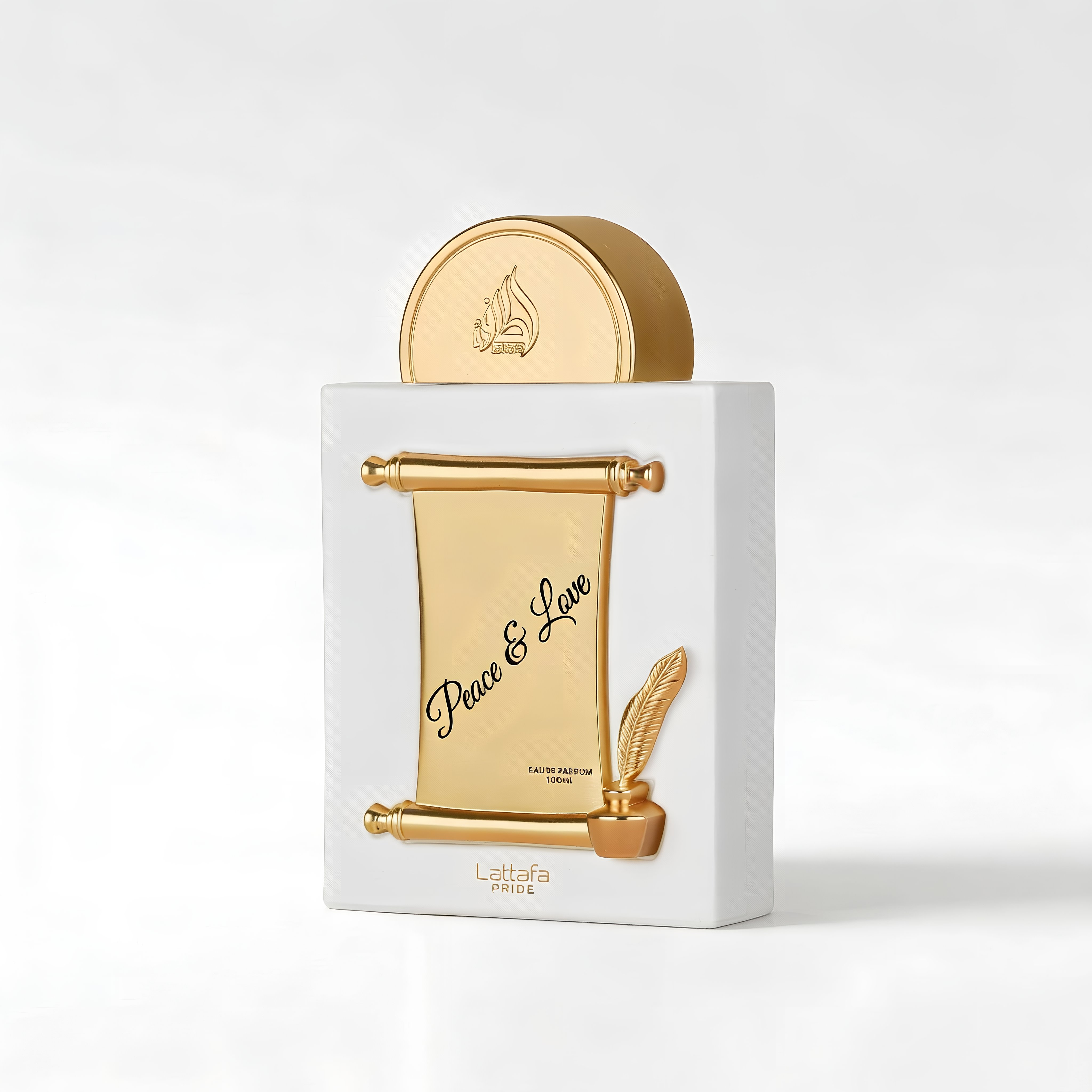 Lattafa Pride Peace & Love for Unisex Eau de Parfum Spray, 3.4 Ounce