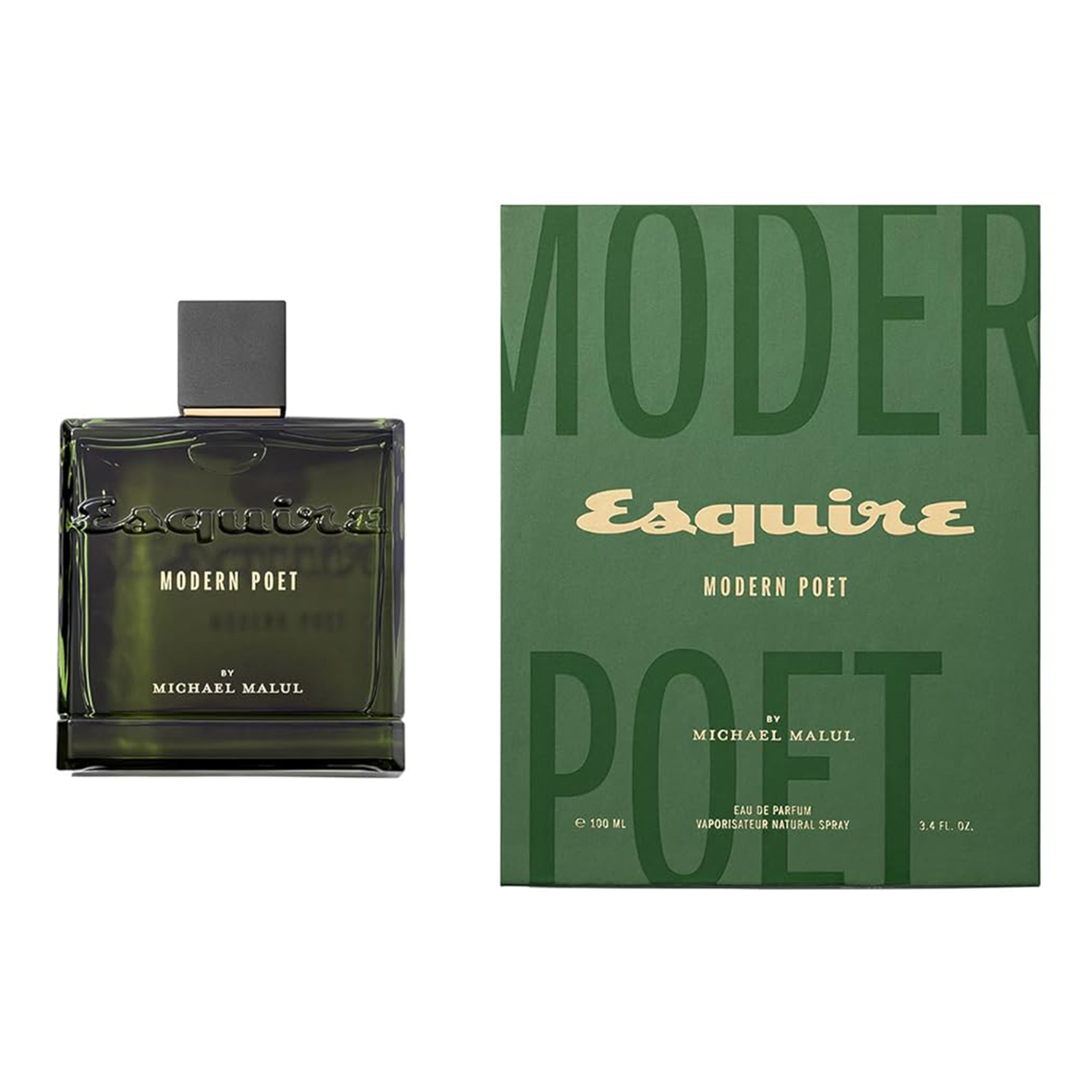 Michael Malul Modern Poet Esquire Eau de Parfum for Men 3.4 Ounce