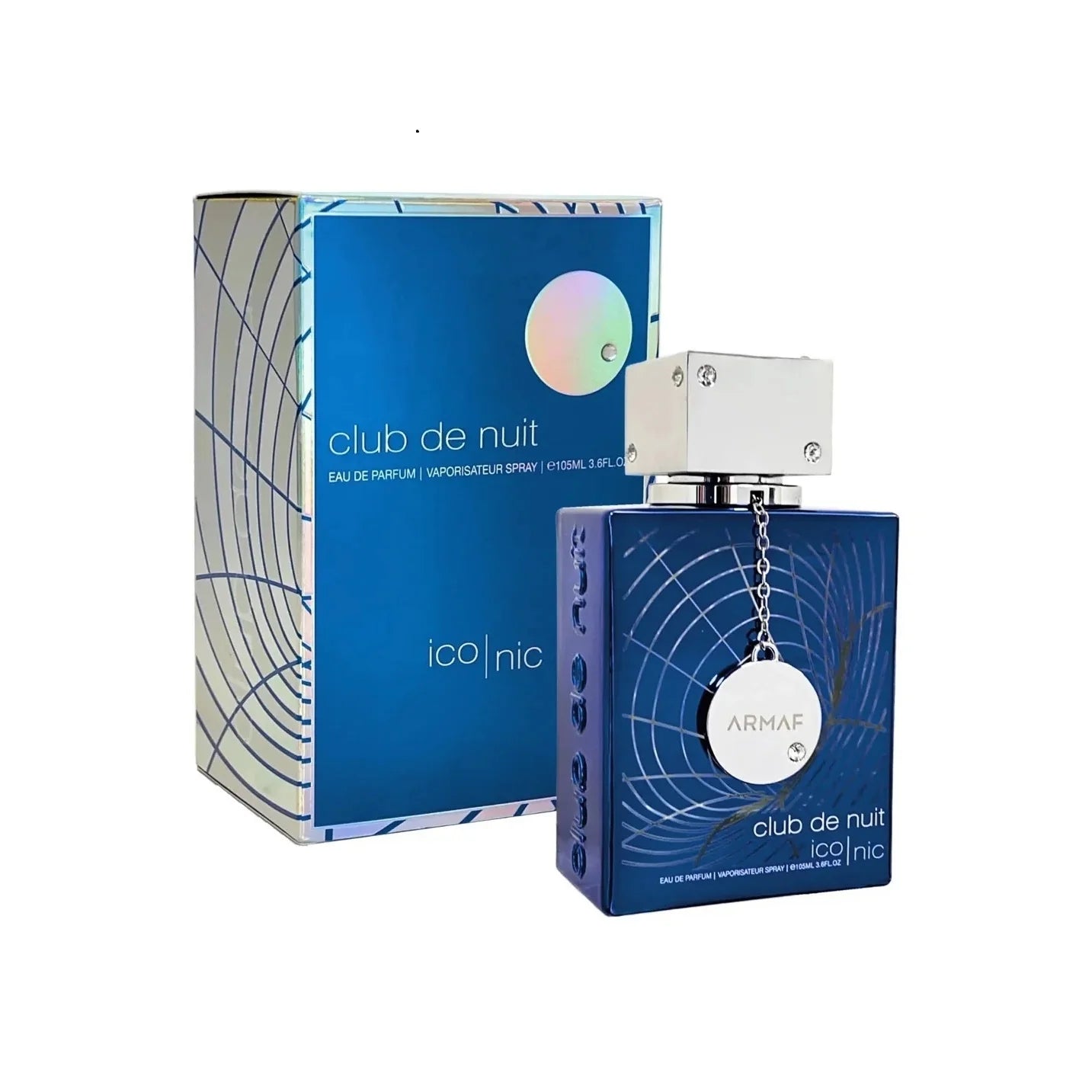 Armaf Club de Nuit Blue Iconic for Men Eau de Parfum Spray, 3.6 Ounce