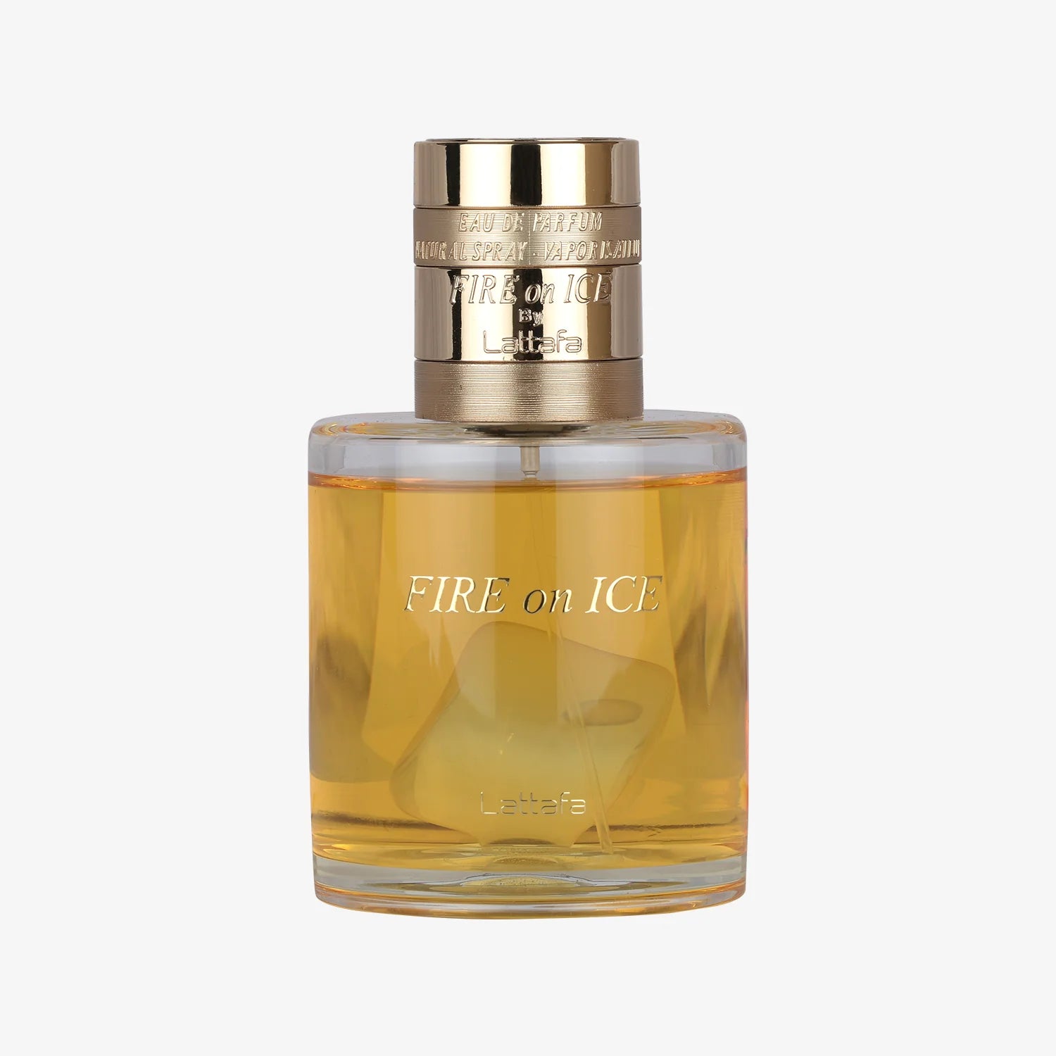 Lattafa Fire On Ice Eau de Parfum Spray for Unisex, 3.71 Ounce