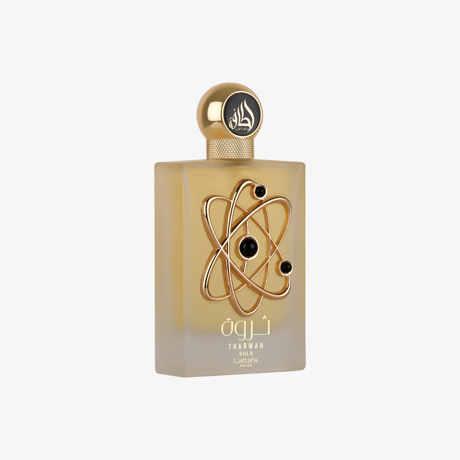 Lattafa Perfumes Tharwah Gold for Unisex Eau de Parfum Spray, 3.4 Ounce