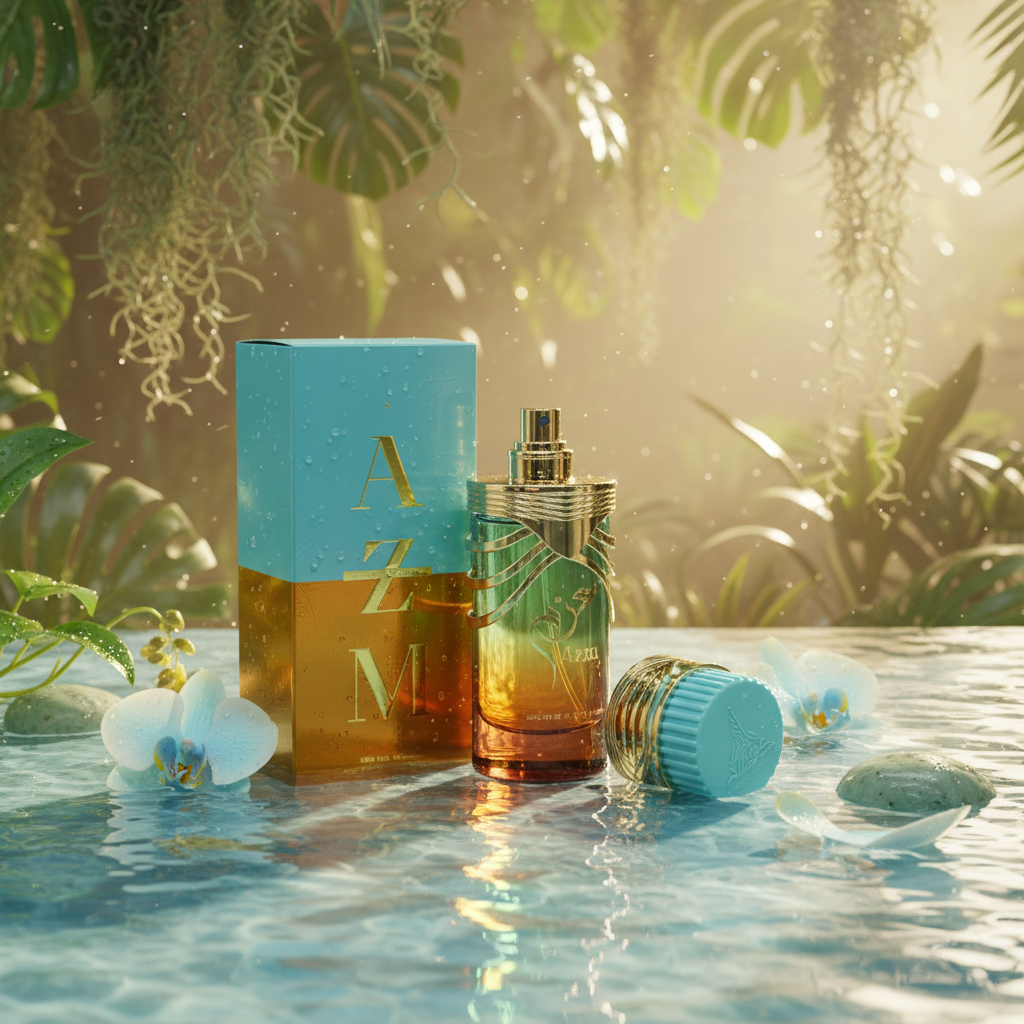 Paris Corner Azm Eau De Parfum Spray for Unisex, 3.4 Ounce