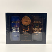LATTAFA ASAD 2 PC SET ASAD ZANZIBAR + AZAD BLACK 5TH ANNIVERSARY EDITION