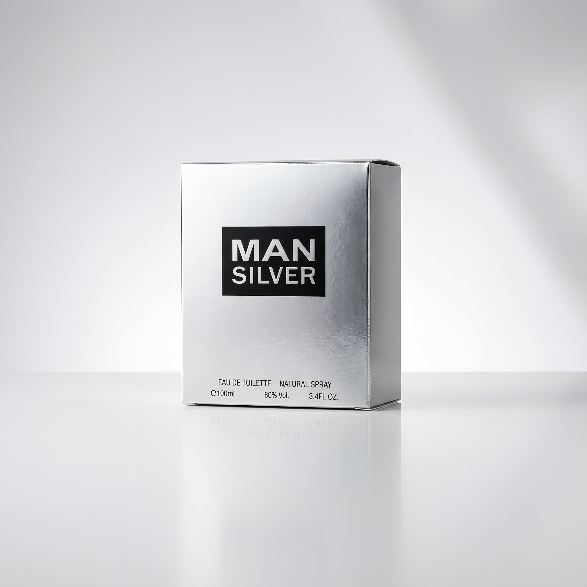 Bernard Dimitri Man Silver Eau De Parfum Spray For Men 3.4 Ounce