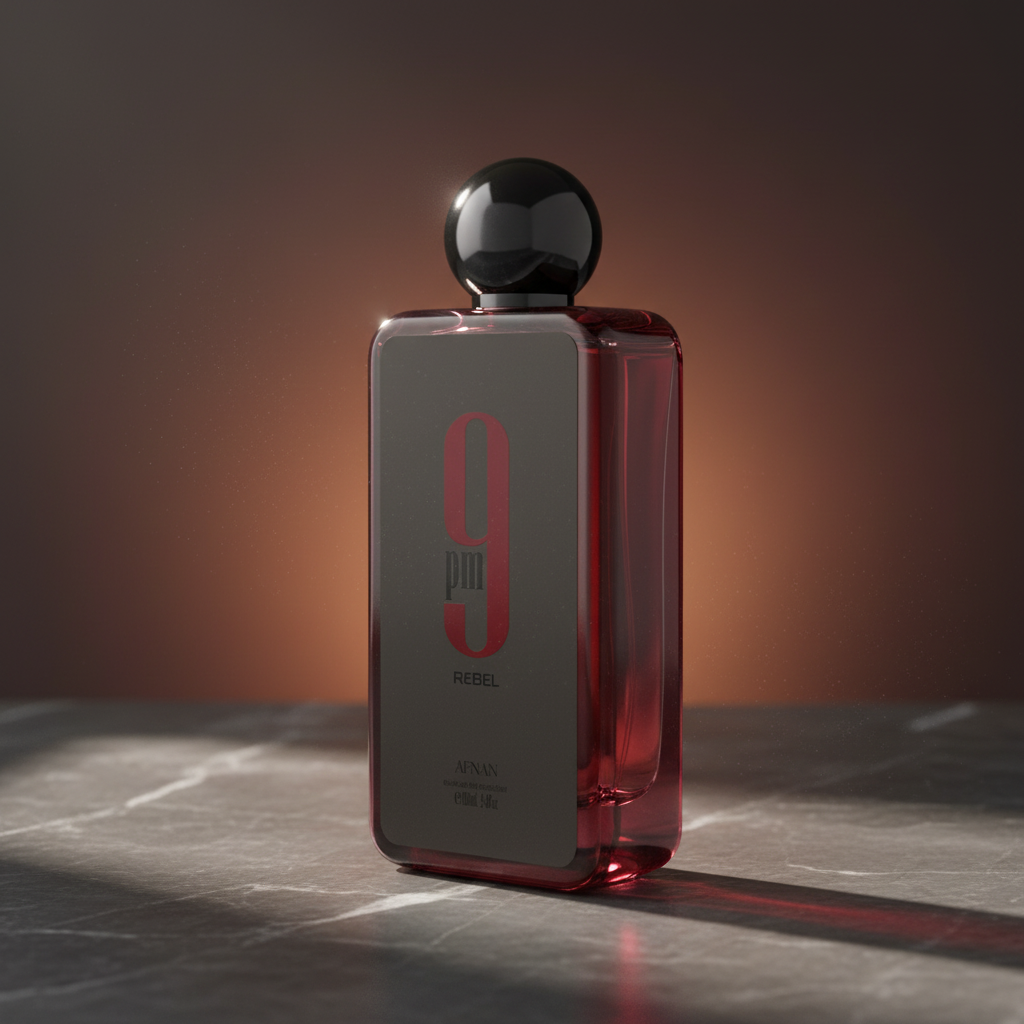 Afnan 9 PM Rebel Eau De Parfum Spray For Unisex 3.4 Ounce