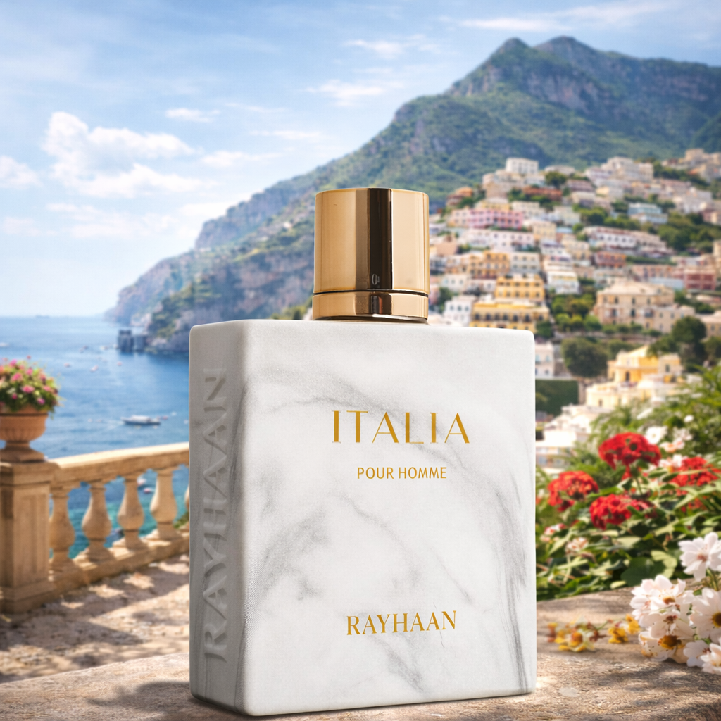 Rayhaan Italia Eau de Parfum for Men, 3.4 Ounce