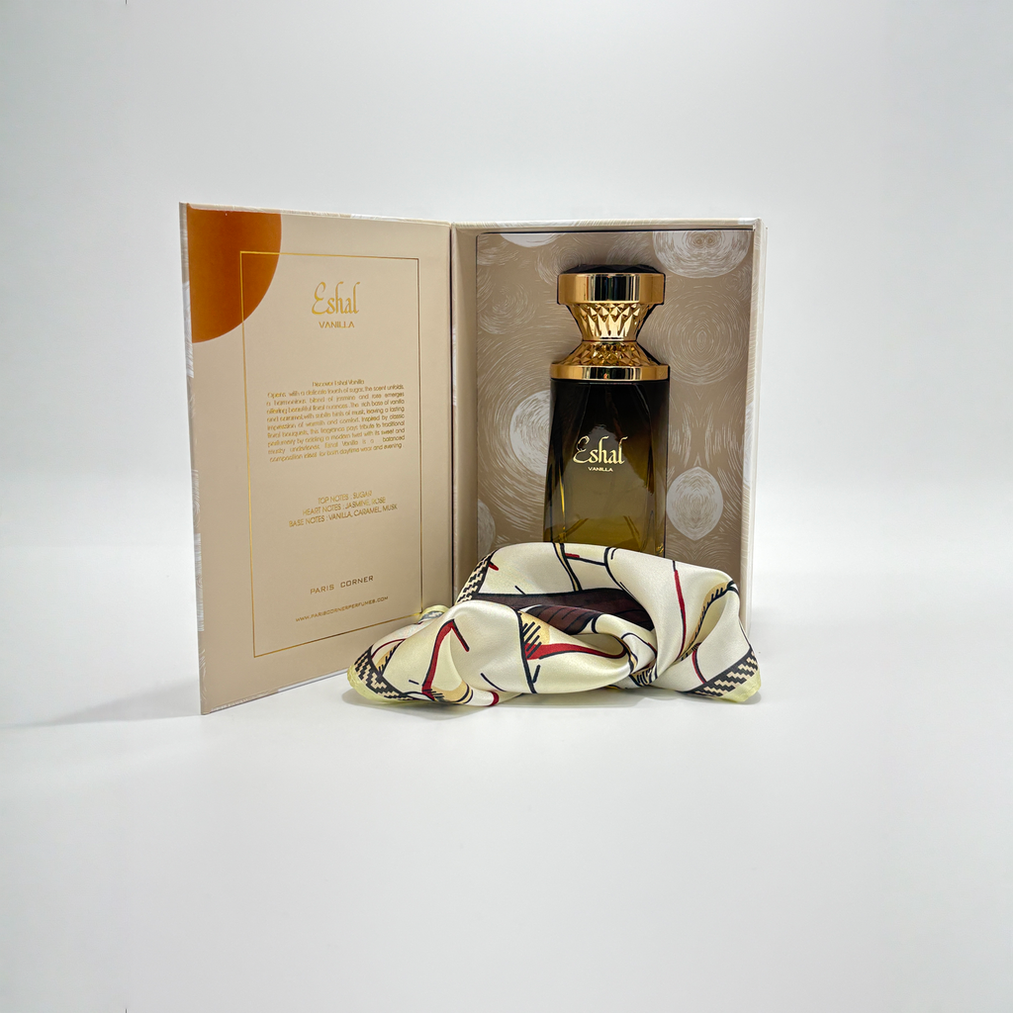 Paris Corner Eshal Vanilla Eau De Parfum Spray for Women, 3.4 Ounce