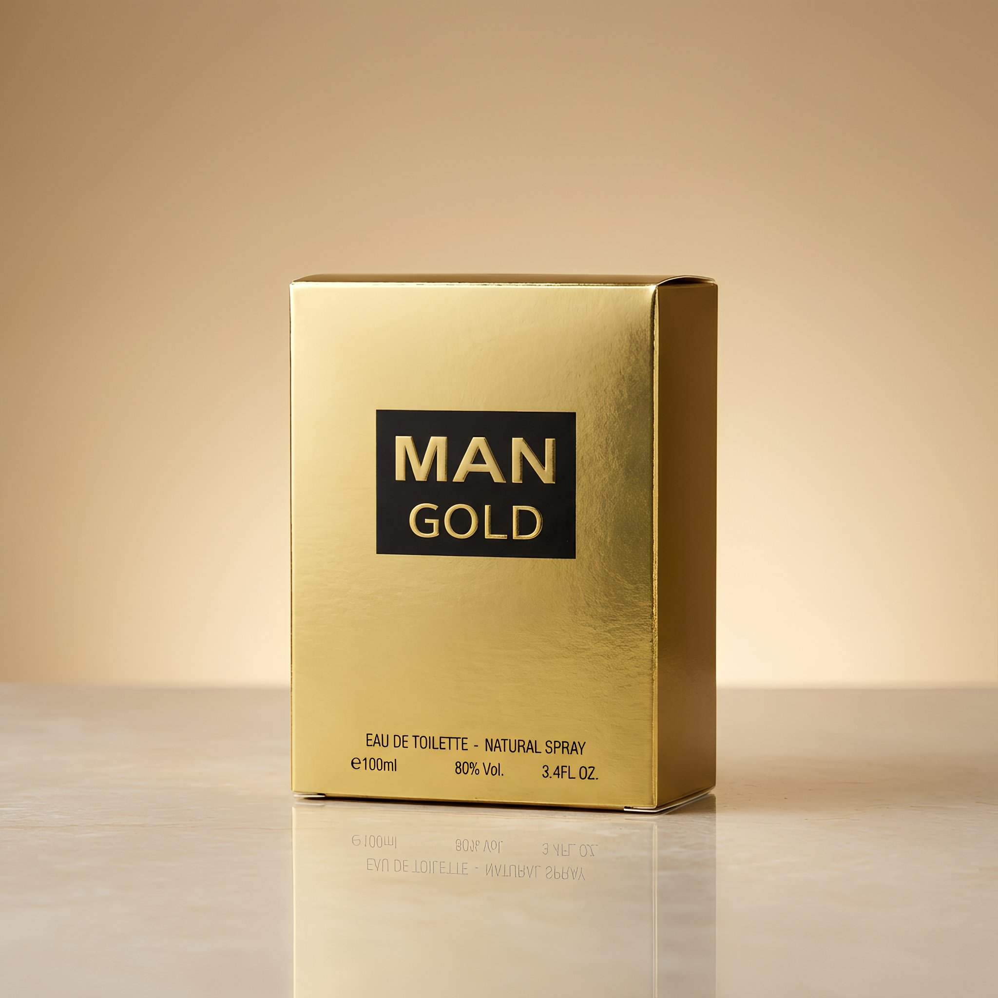 BERNARD DIMITRI Man Gold Eau De Parfum Spray For Men 3.4 Ounce