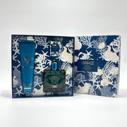 VERSACE EROS PARFUM 3 PC SET 100 ML + 5 ML PARFUM + 150 ML SHOWER GEL