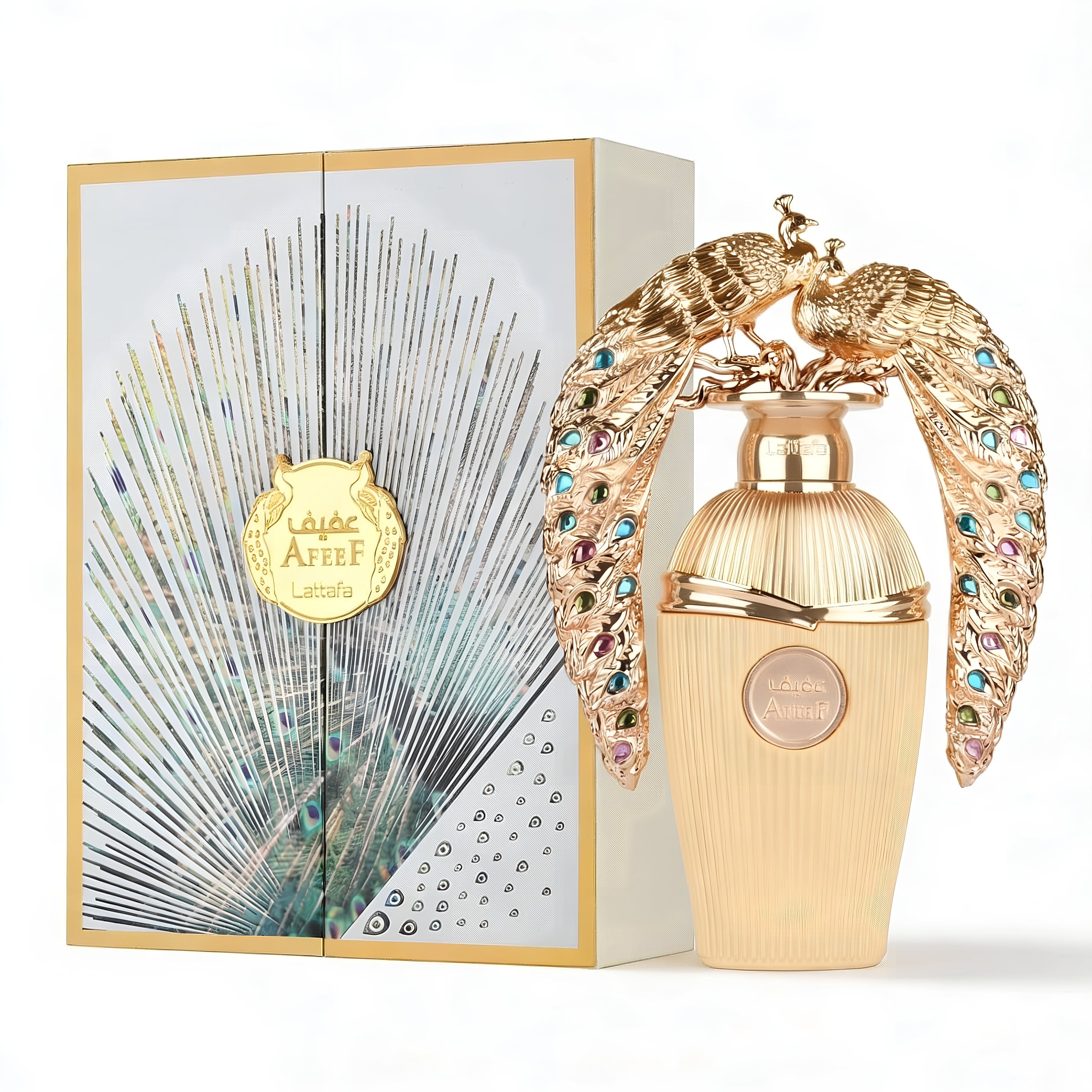 Lattafa Afeef for Unisex Eau de Parfum Spray, 3.4 Ounce