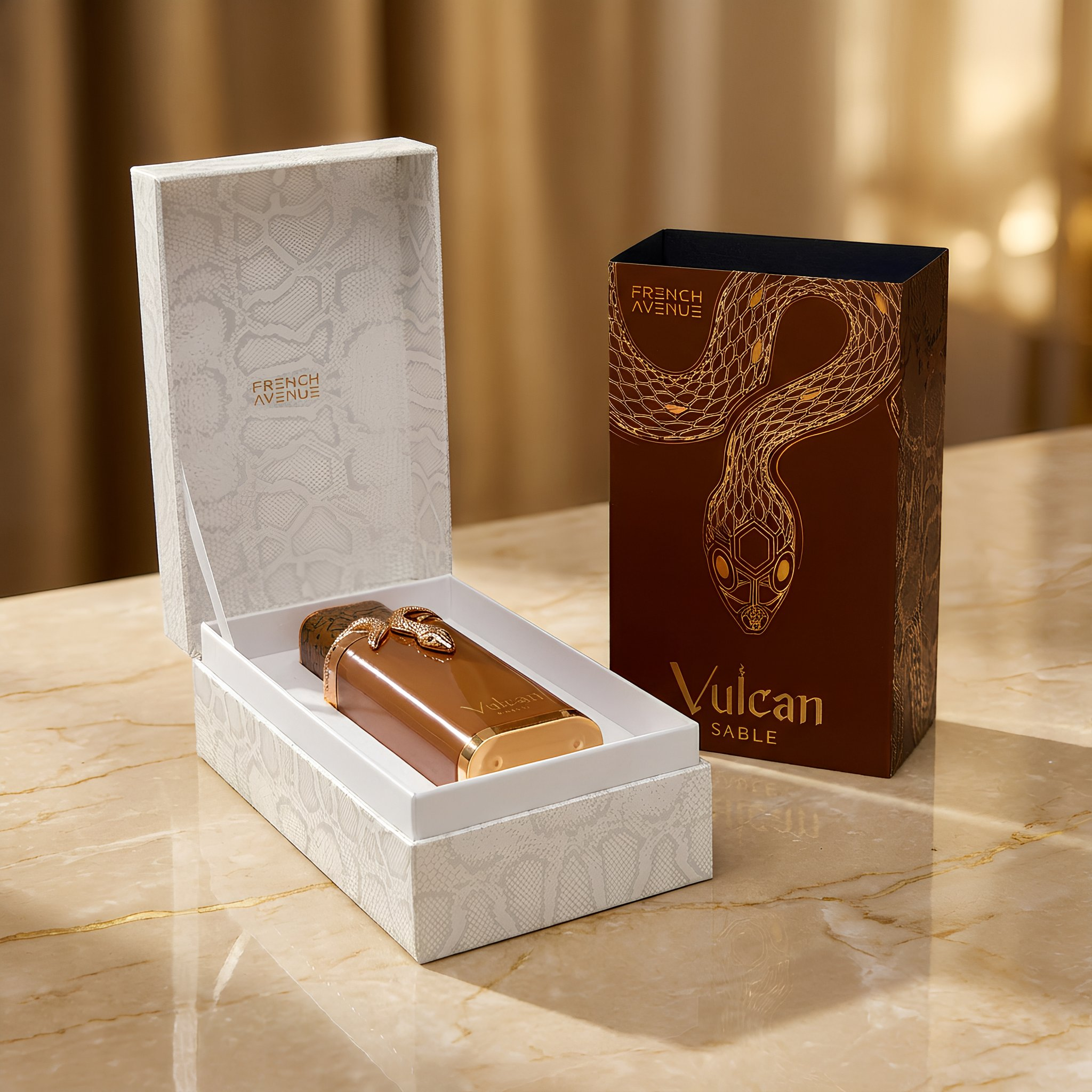 French Avenue Vulcan Sable Eau De Parfum Spray for Unisex, 3.4 Ounce