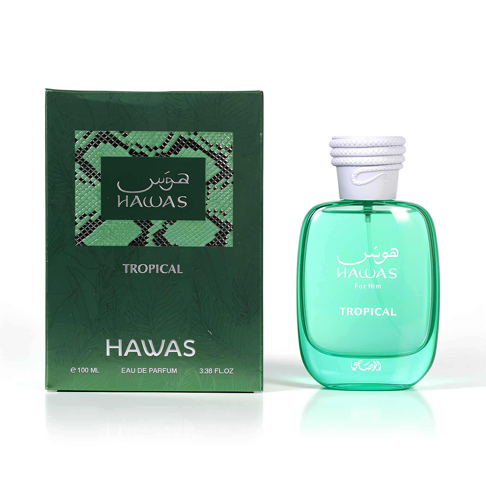 RASASI Hawas Tropical Eau De Parfum Spray for Men, 3.4 Ounce