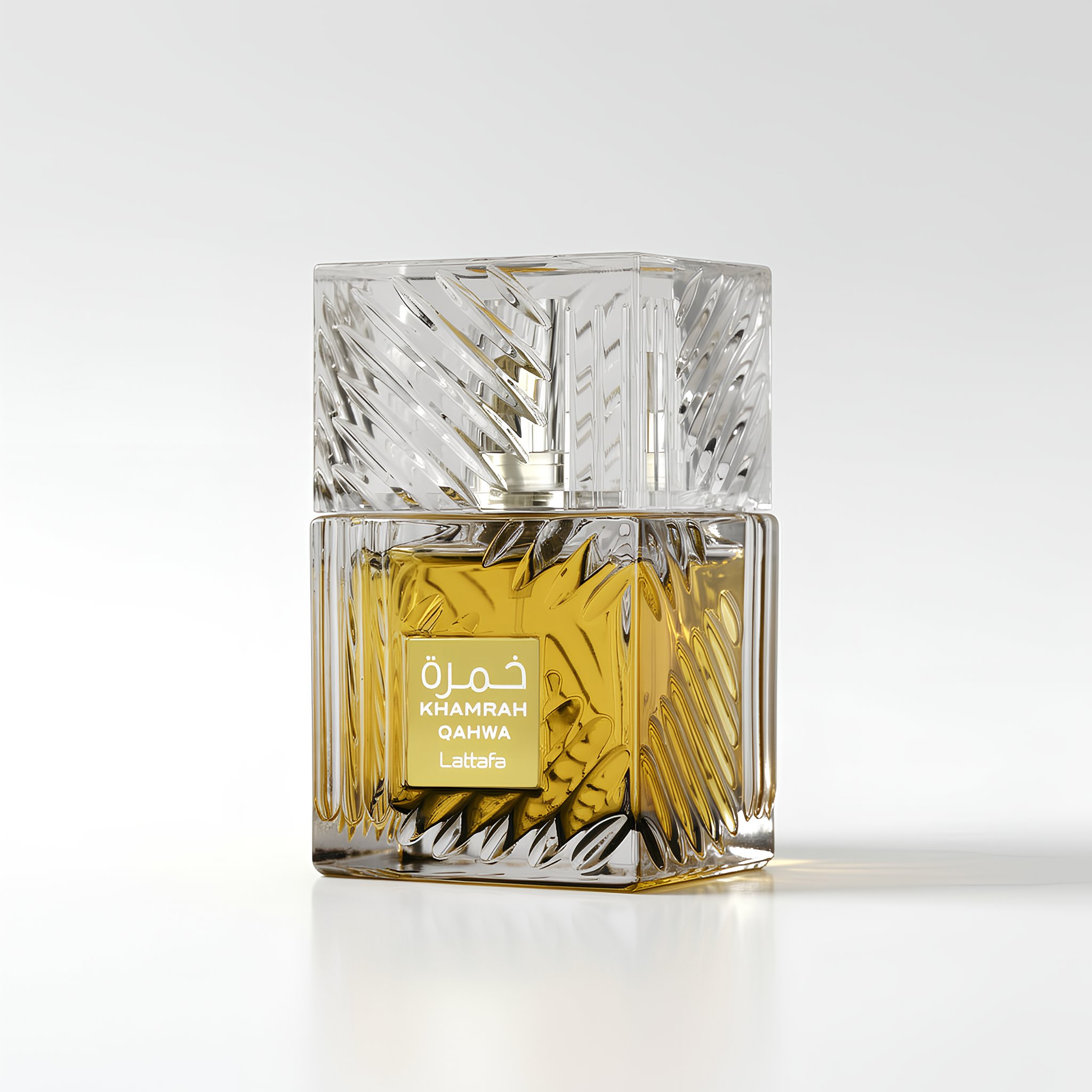 Lattafa Khamrah Qahwa Eau de Parfum Spray For Unisex, 3.40 Ounce