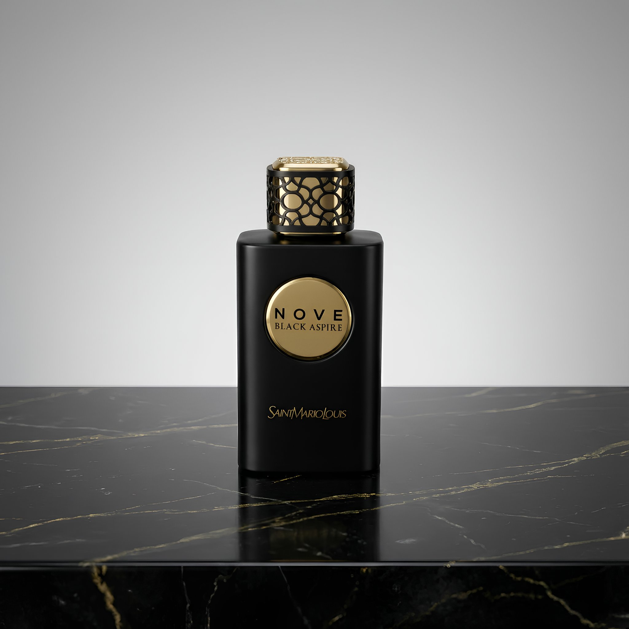 Saint Mario Louis Nove Black Aspire Eau De Parfum Spray For Unisex 3.4 Ounce