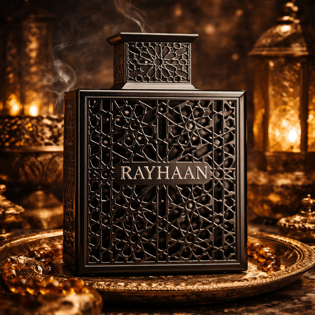 Rayhaan Obsidian Eau de Parfum for Men, 3.4 Ounce