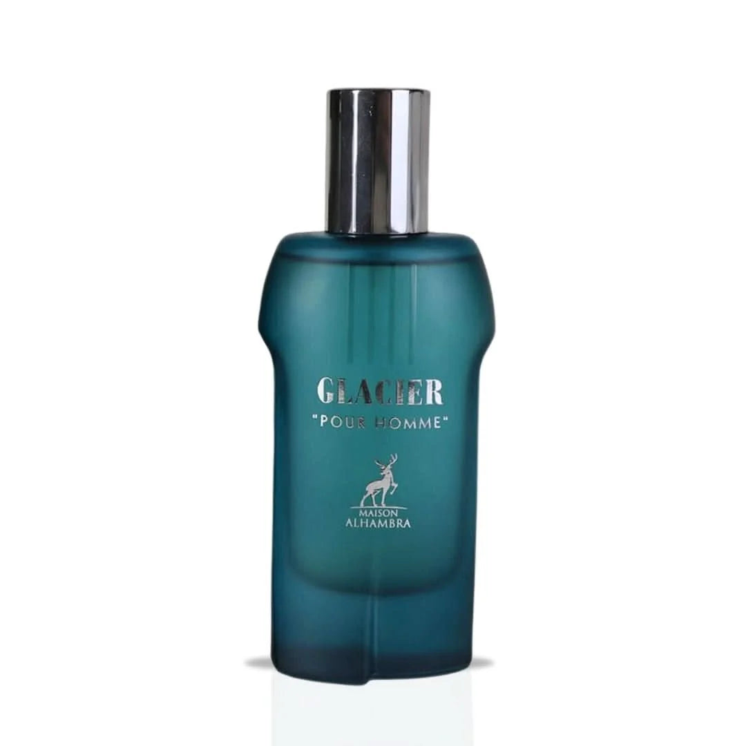 Maison Alhambra Glacier Pour Homme Eau de Parfum Spray For Men 3.4 Ounce