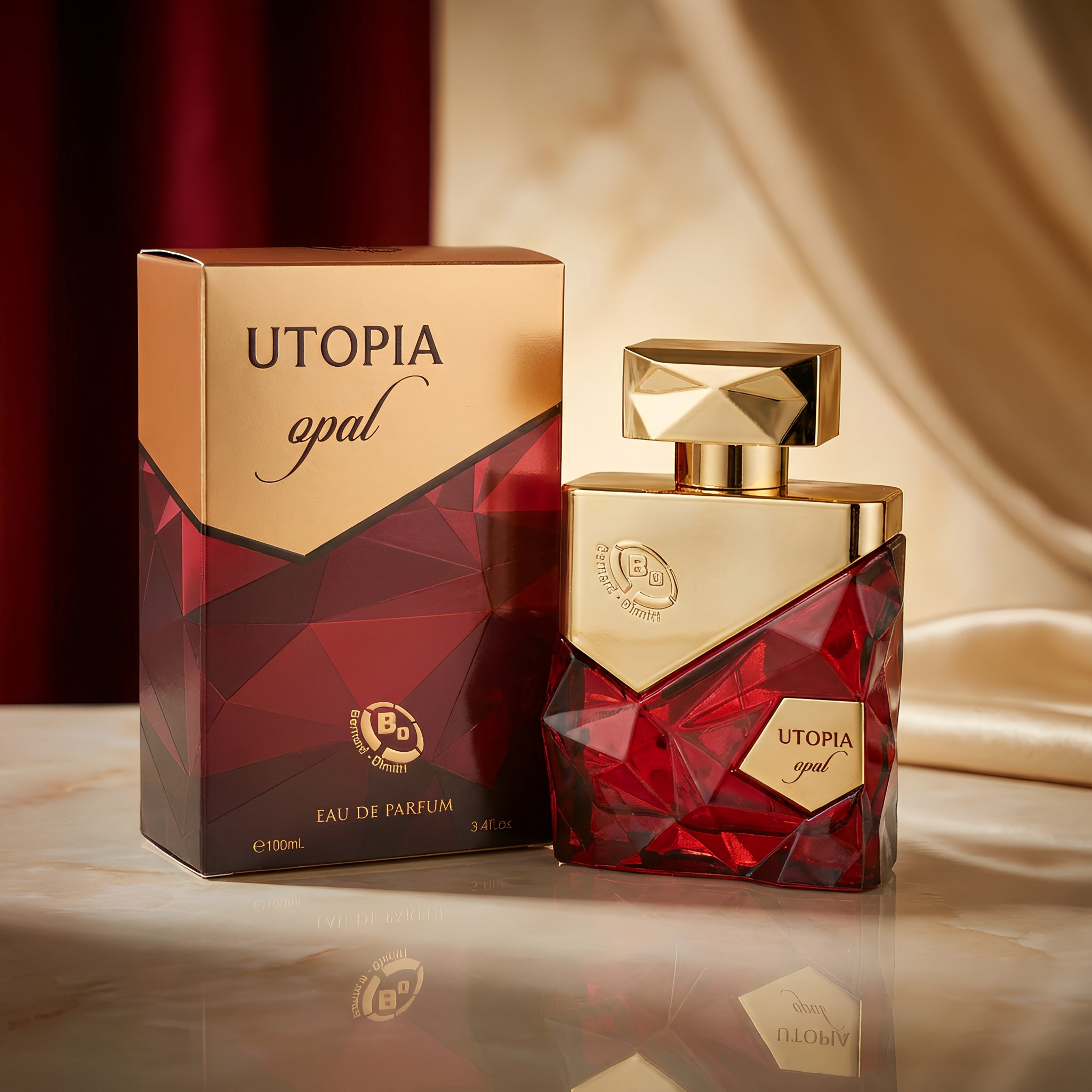 BERNARD DIMITRI Utopia Opal Eau De Parfum Spray For Men 3.4 Ounce