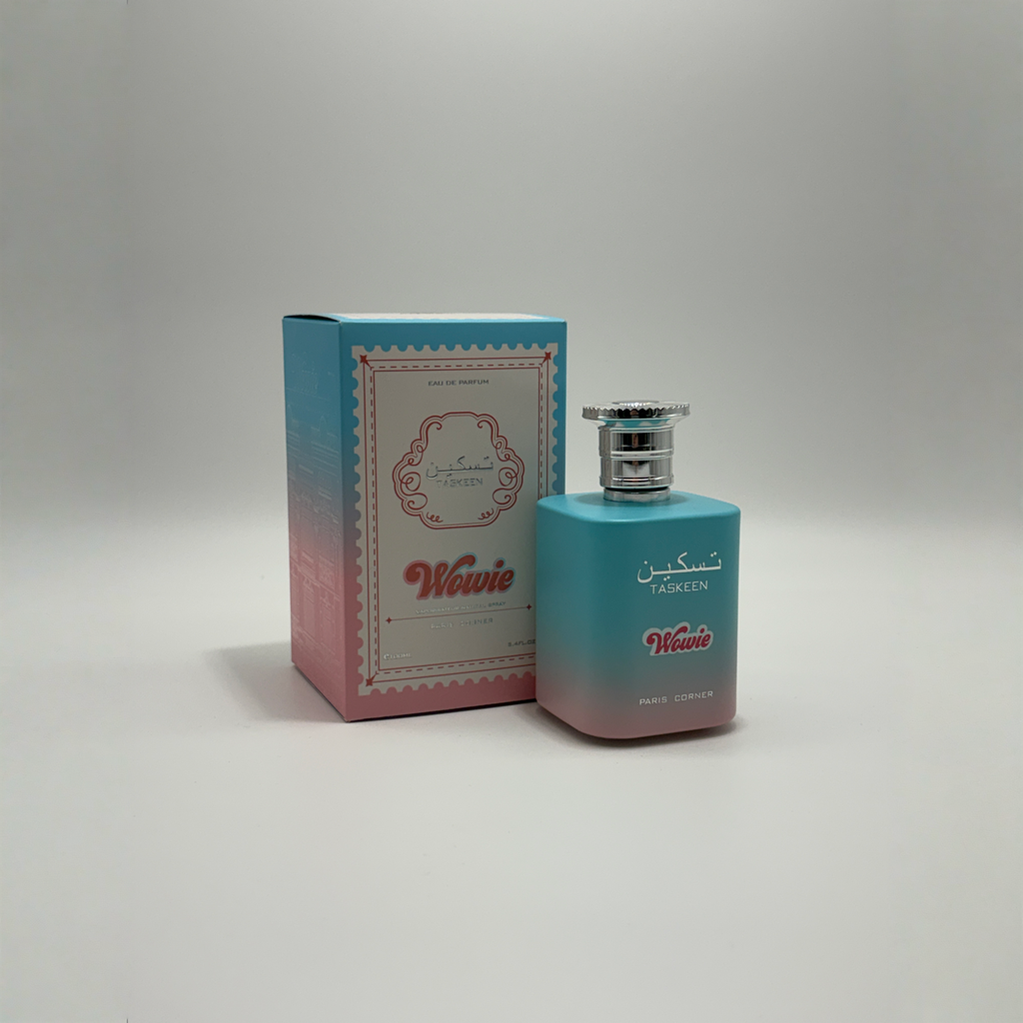 Paris Corner Taskeen Wowie Eau De Parfum Spray for Unisex, 3.4 Ounce