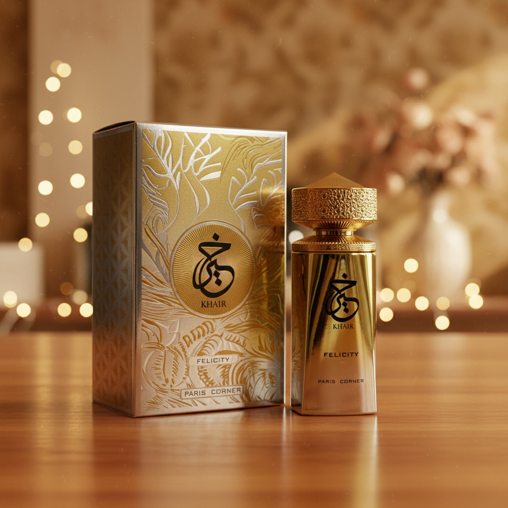 Paris Corner Khair Felicity Eau De Parfum Spray for Unisex, 3.4 Ounce