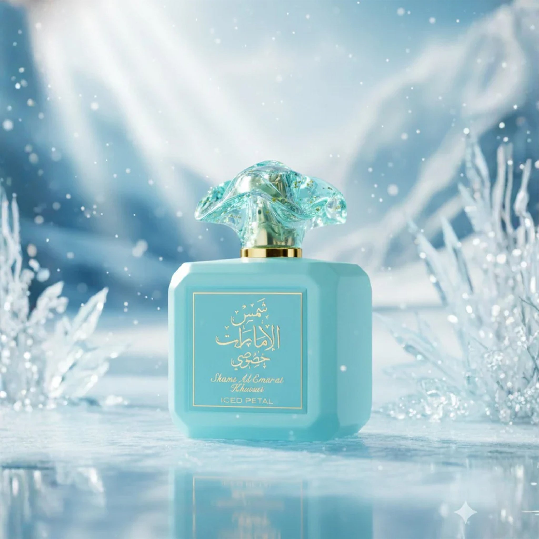 Ard Al Zaafaran Shams Al Emarat Khususi Iced Petal Eau Eau De Parfum Spray For Women 3.4 Ounce