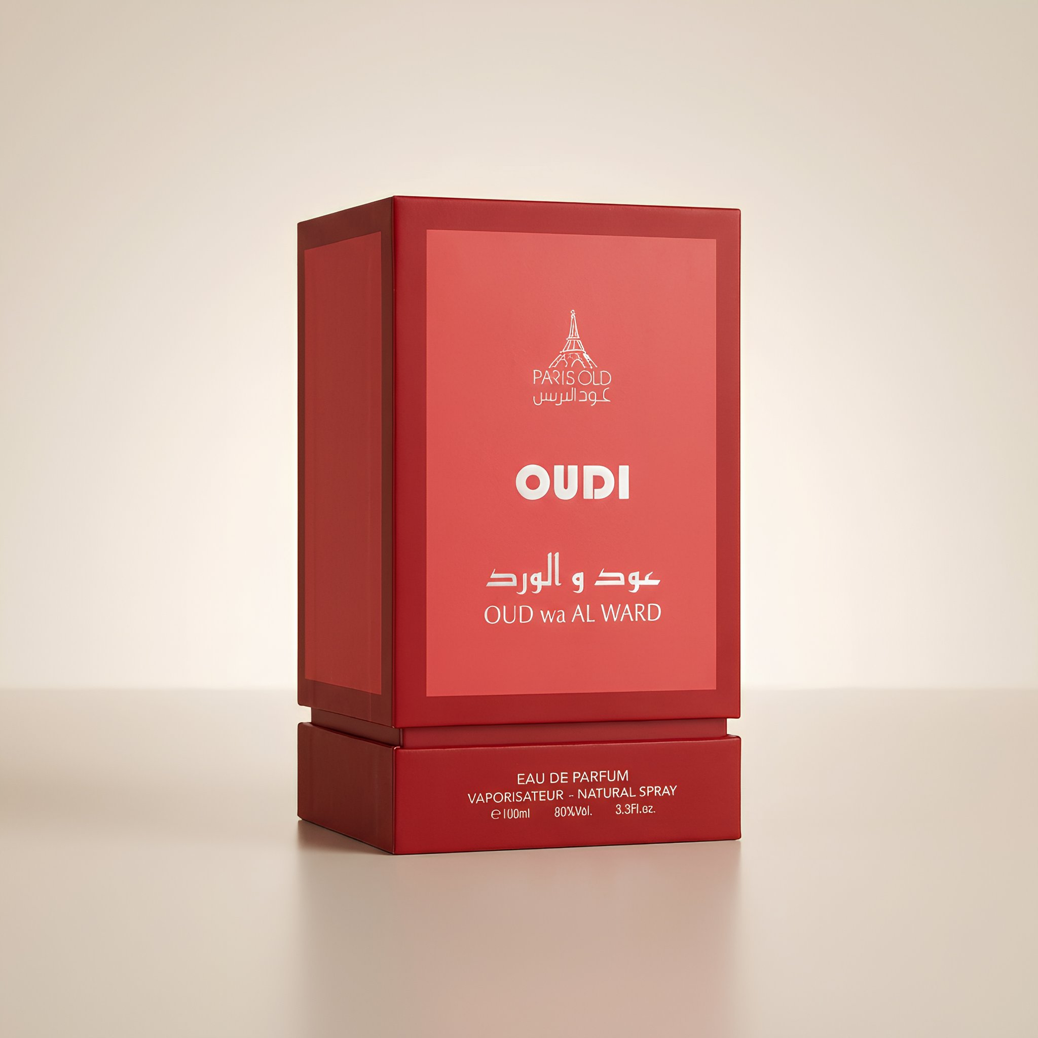 Paris Oud Oudi Oud Wa Al Ward Eau De Parfum Spray For Unisex 3.4 Ounce