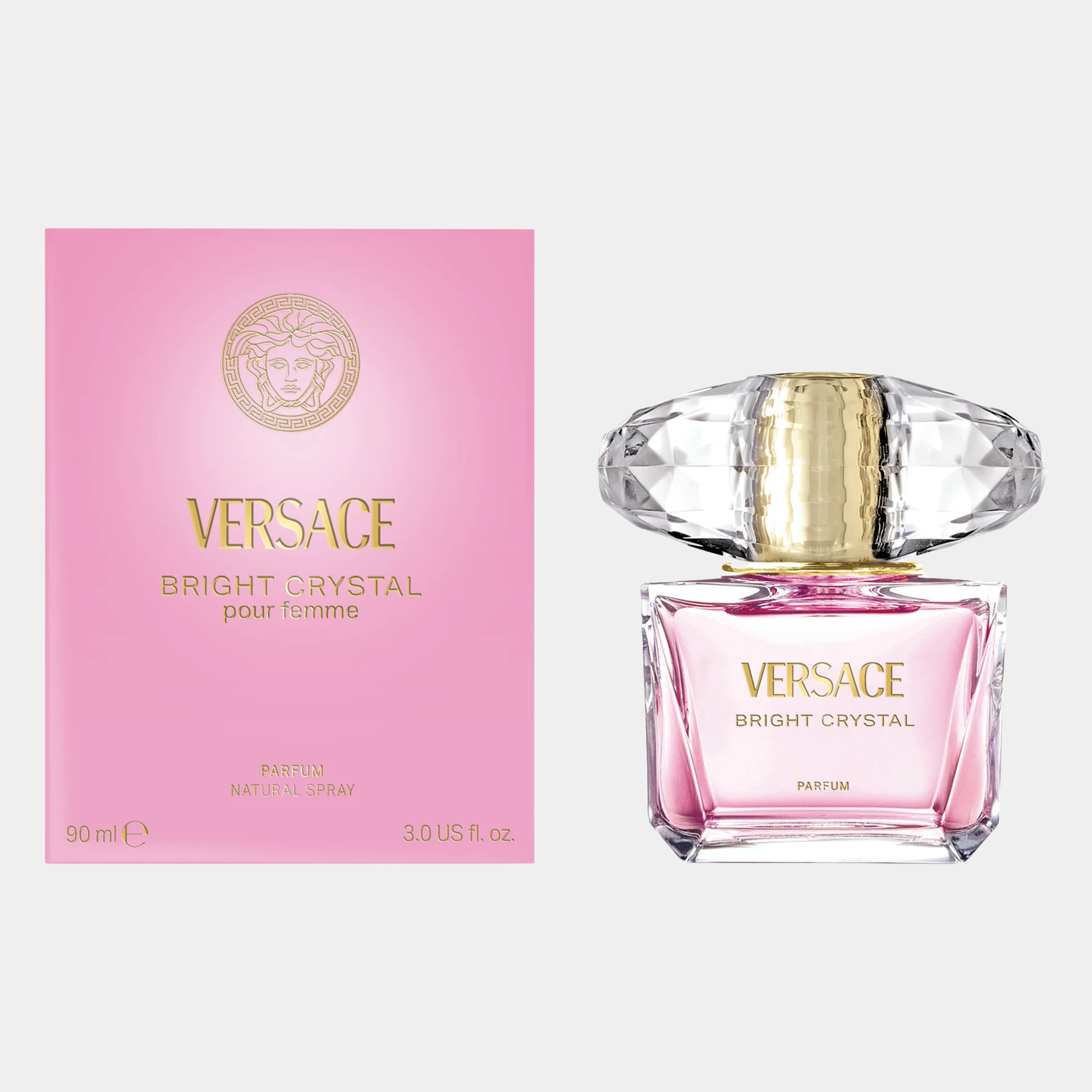Versace Bright Crystal for Women 3.0 oz Eau de Toilette Spray