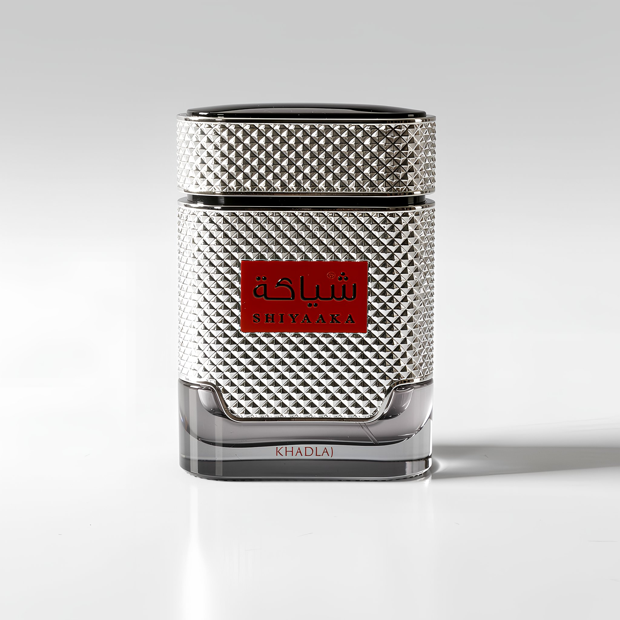 Khadlaj Shiyaaka Silver Eau de Parfum Spray for Men, 3.4 Ounce