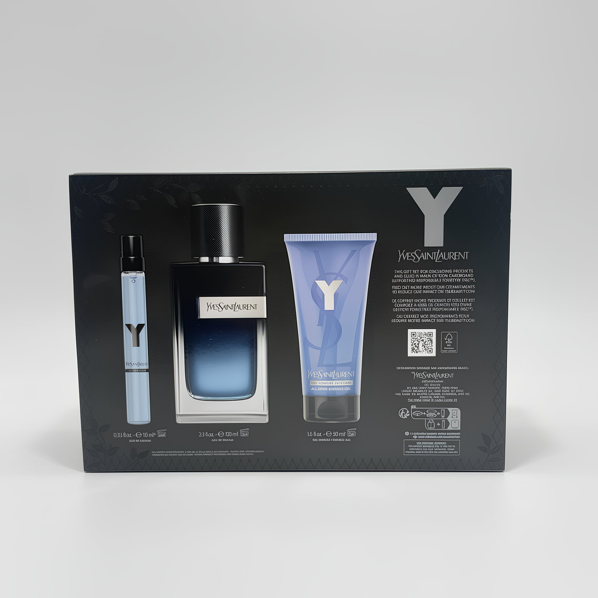 Yves Saint Laurent Y Eau de Parfum & Shower Gel Gift Set – 100ML & 50ML Luxury Fragrance