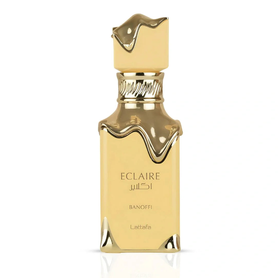 Lattafa Eclaire Banoffi Eau de Parfum Spray for Women, 3.4 Ounce