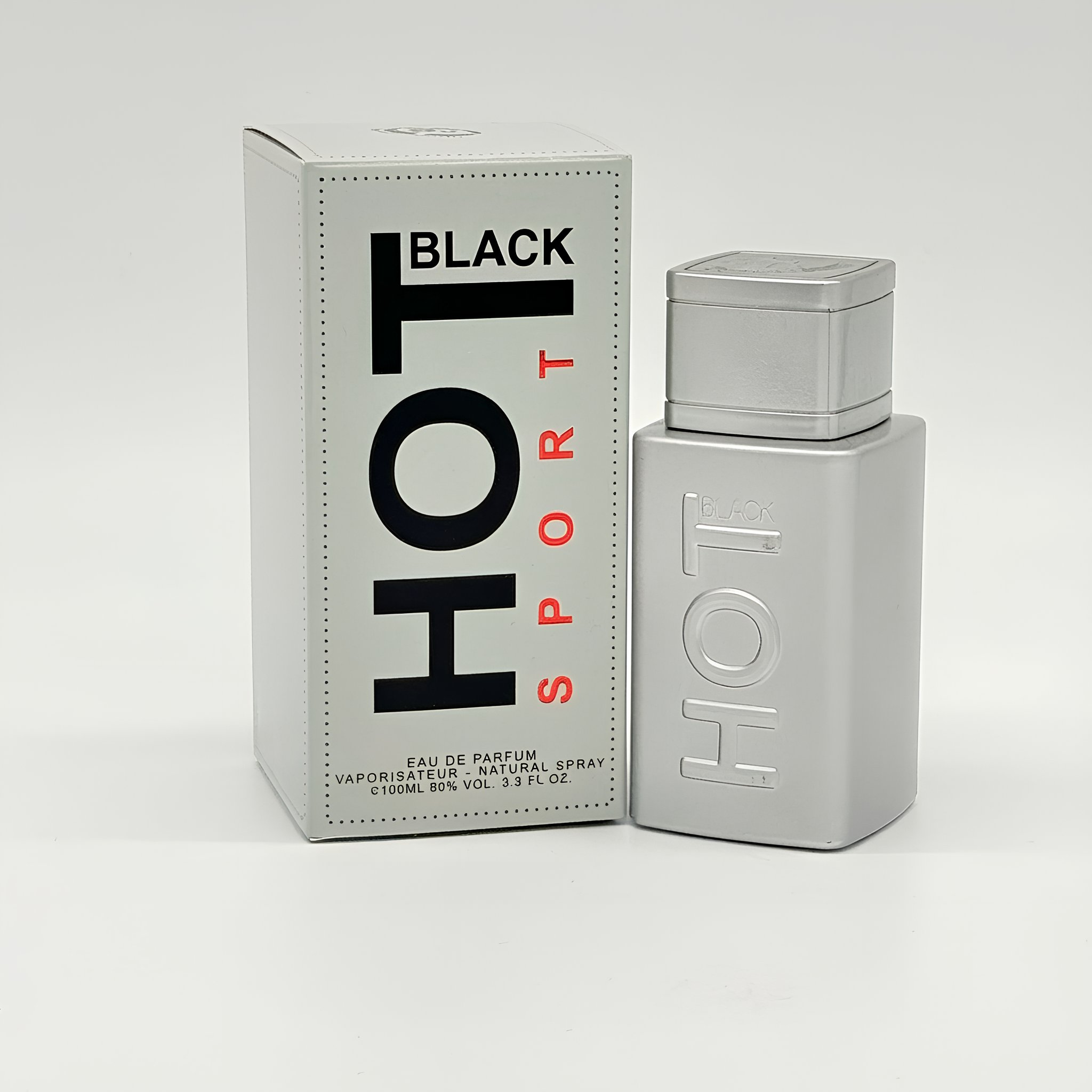 BERNARD DIMITRI Hot Black Sport Eau De Parfum Spray For Men 3.4 Ounce