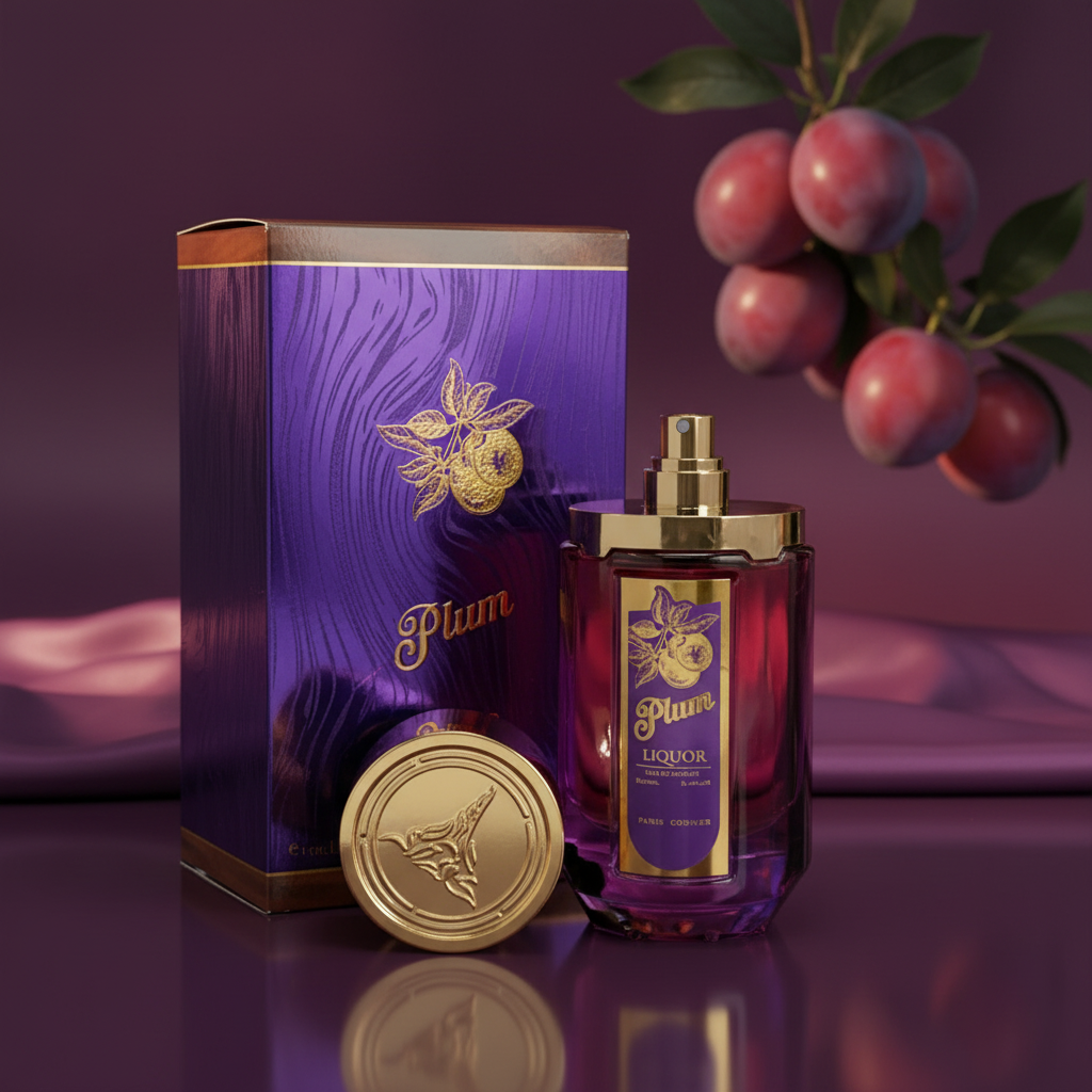 Paris Corner Plum Liquor Eau De Parfum Spray for Unisex, 3.4 Ounce