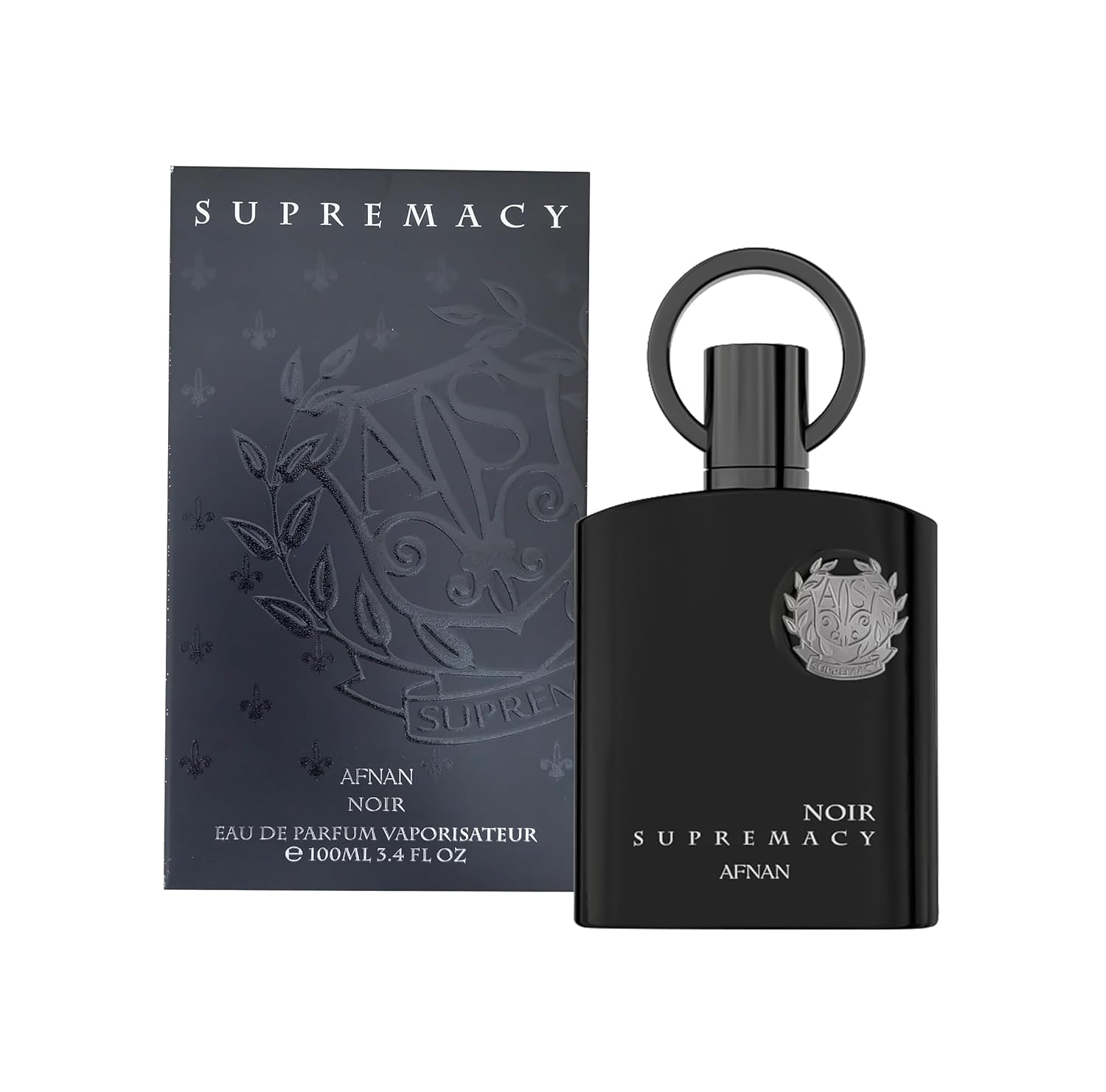 Afnan Supremacy Noir Eau De Parfum Spray For Men 3.4 Ounce
