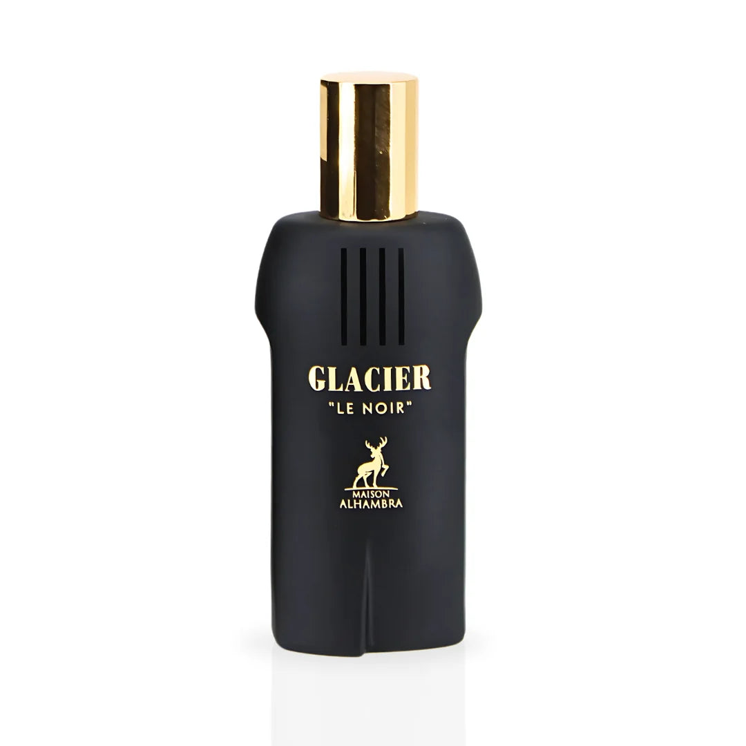 Maison Alhambra Glacier Le Noir Eau de Parfum Spray For Men 3.4 Ounce