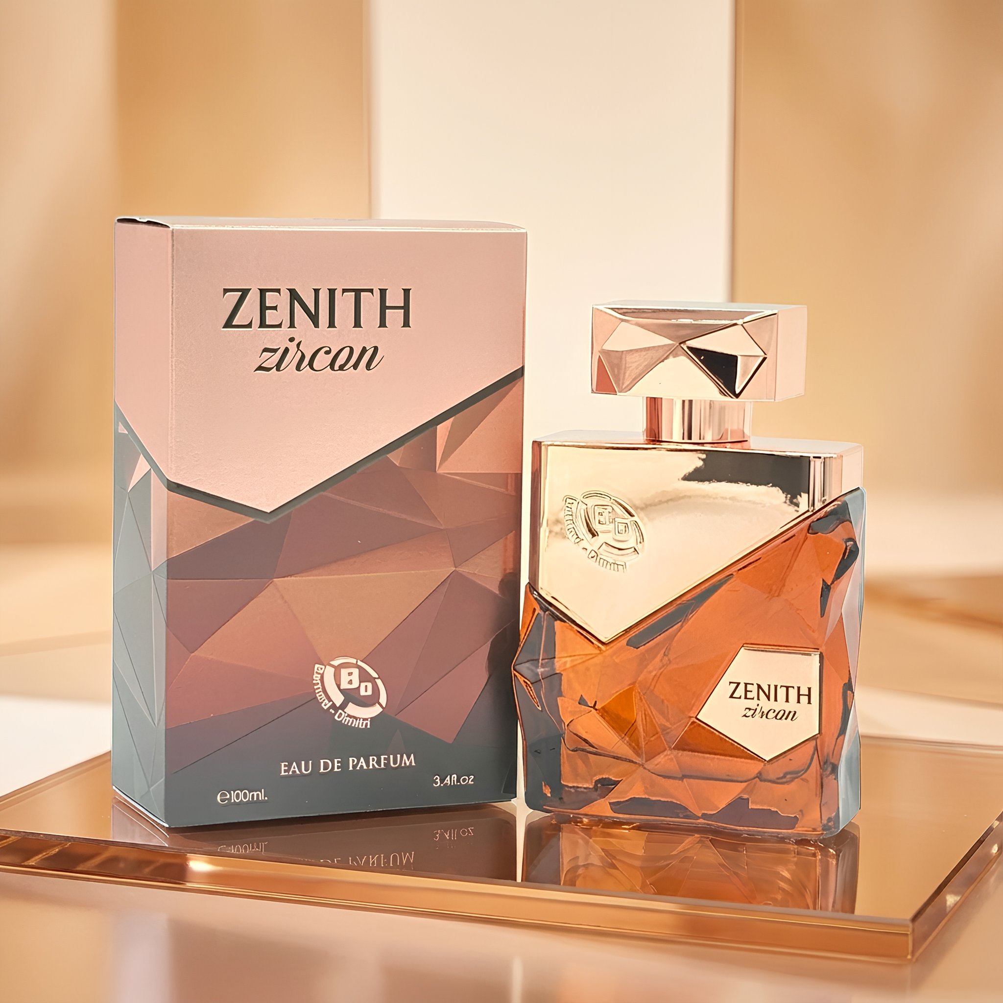Bernard Dimitri Zenith Zircon Eau De Parfum Spray For Men 3.4 Ounce