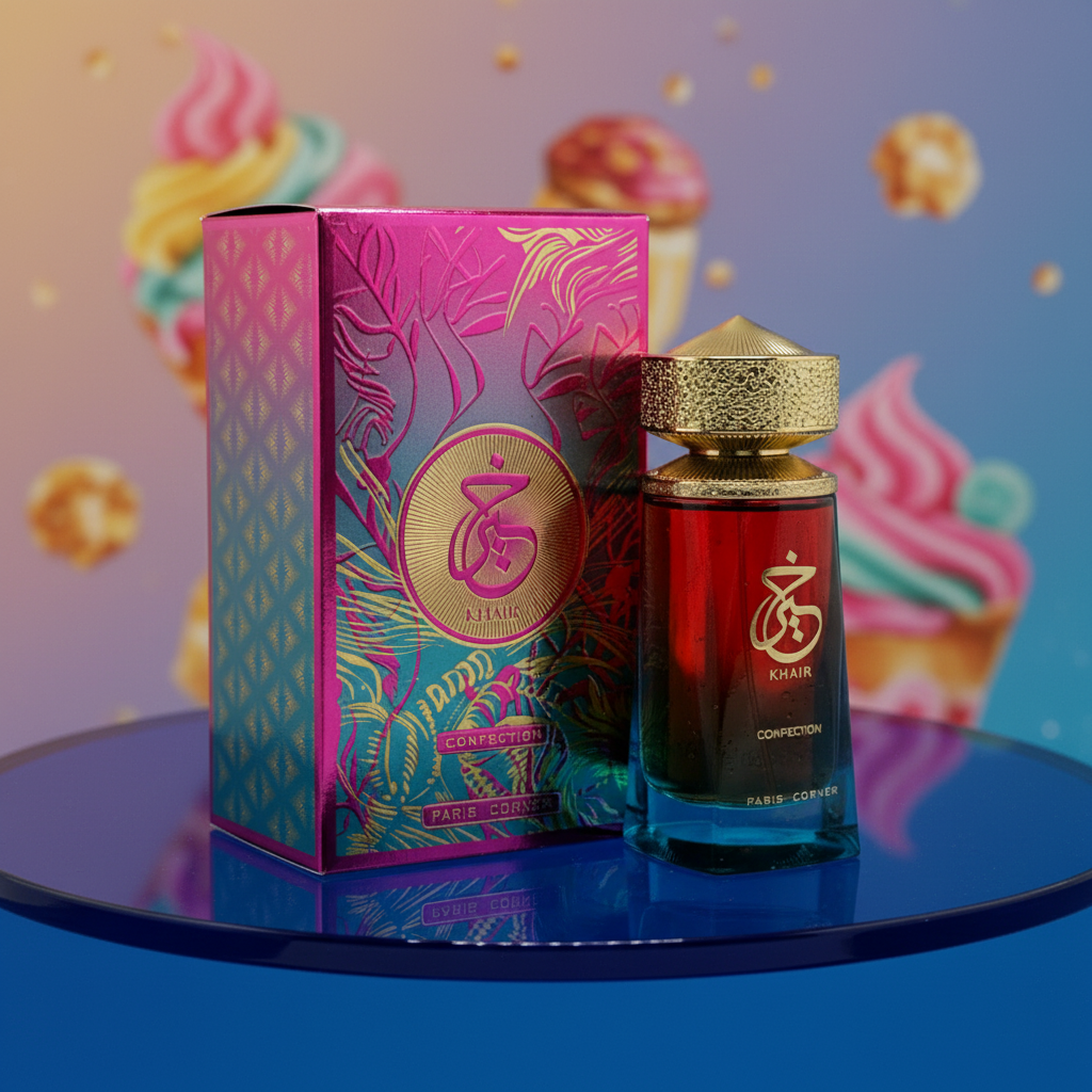 Paris Corner Khair Confection Eau De Parfum Spray for Unisex, 3.4 Ounce