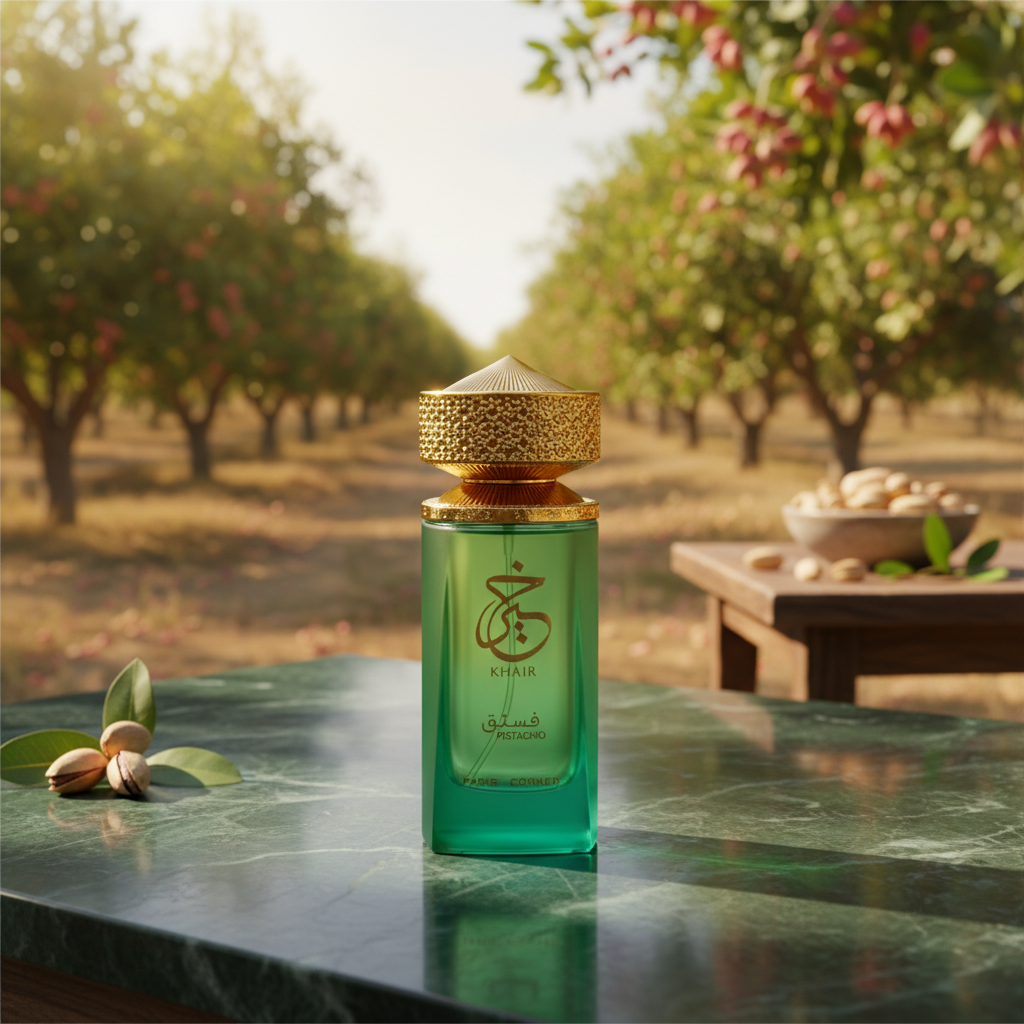 Paris Corner Pistachio Khair Eau De Parfum Spray for Unisex, 3.4 Ounce