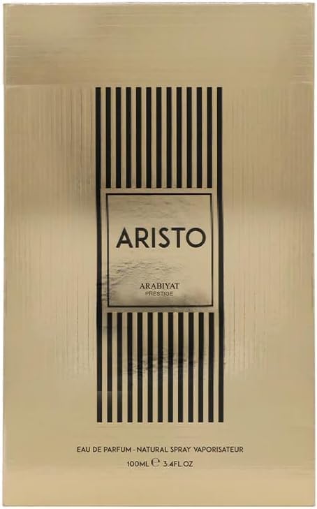 Arabiyat Prestige Aristo Eau de Parfum Spray For Unisex 3.4 Ounce