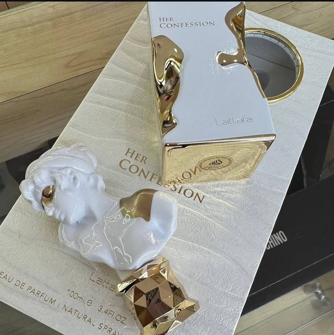 Lattafa Her Confession Eau de Parfum for Women, 3.40 Ounce