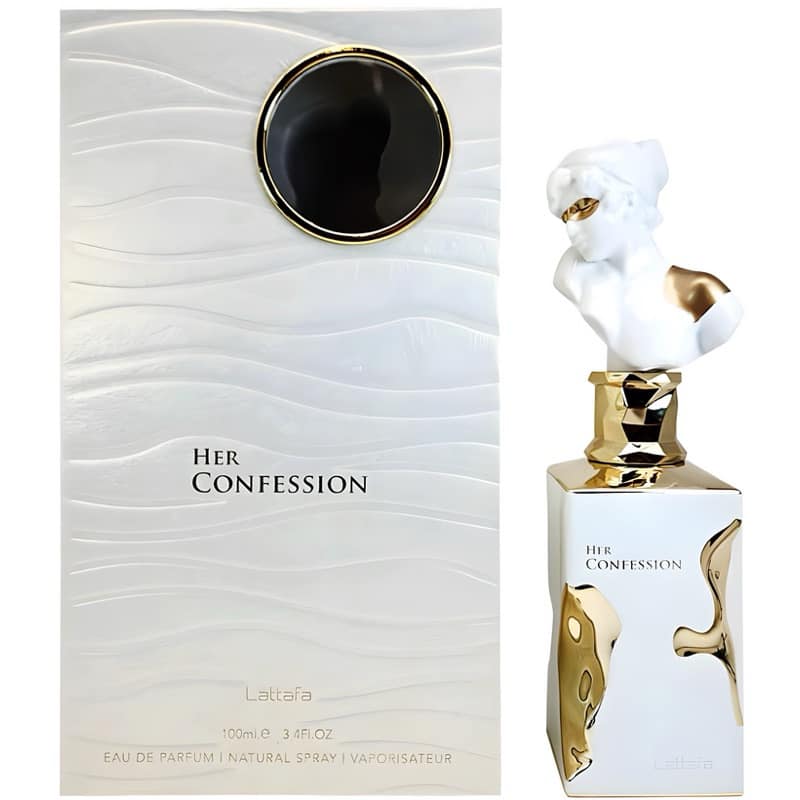 Lattafa Her Confession Eau de Parfum for Women, 3.40 Ounce
