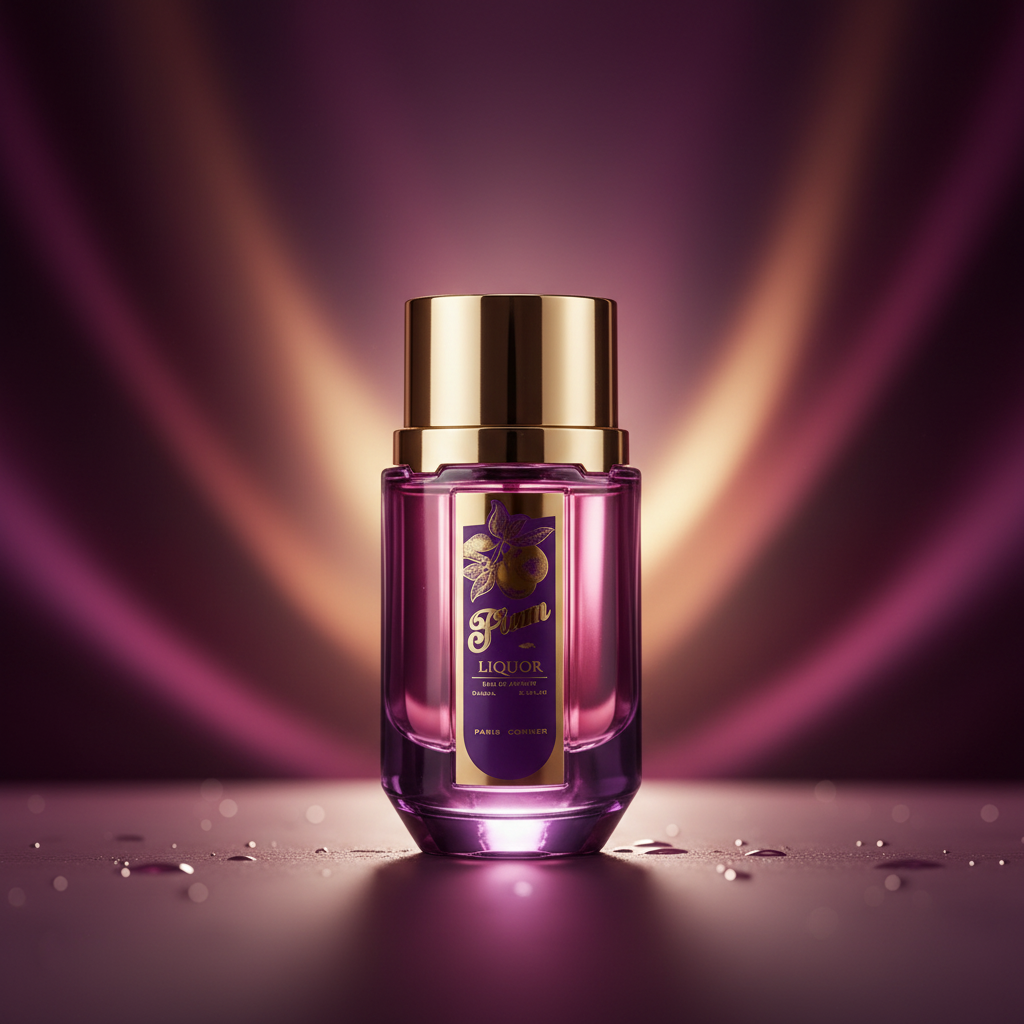 Paris Corner Plum Liquor Eau De Parfum Spray for Unisex, 3.4 Ounce