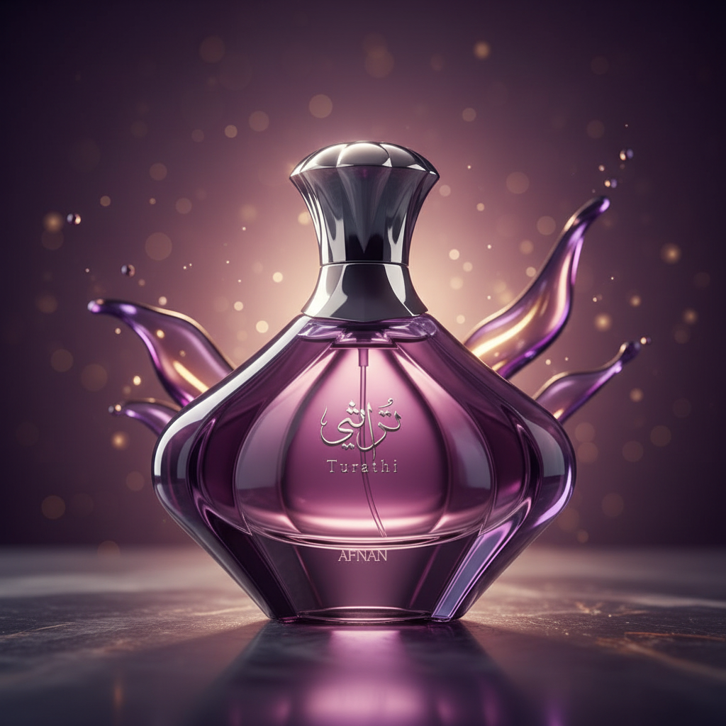 Afnan Turathi Purple Eau de Parfum Spray for Women, 3.0 Ounce